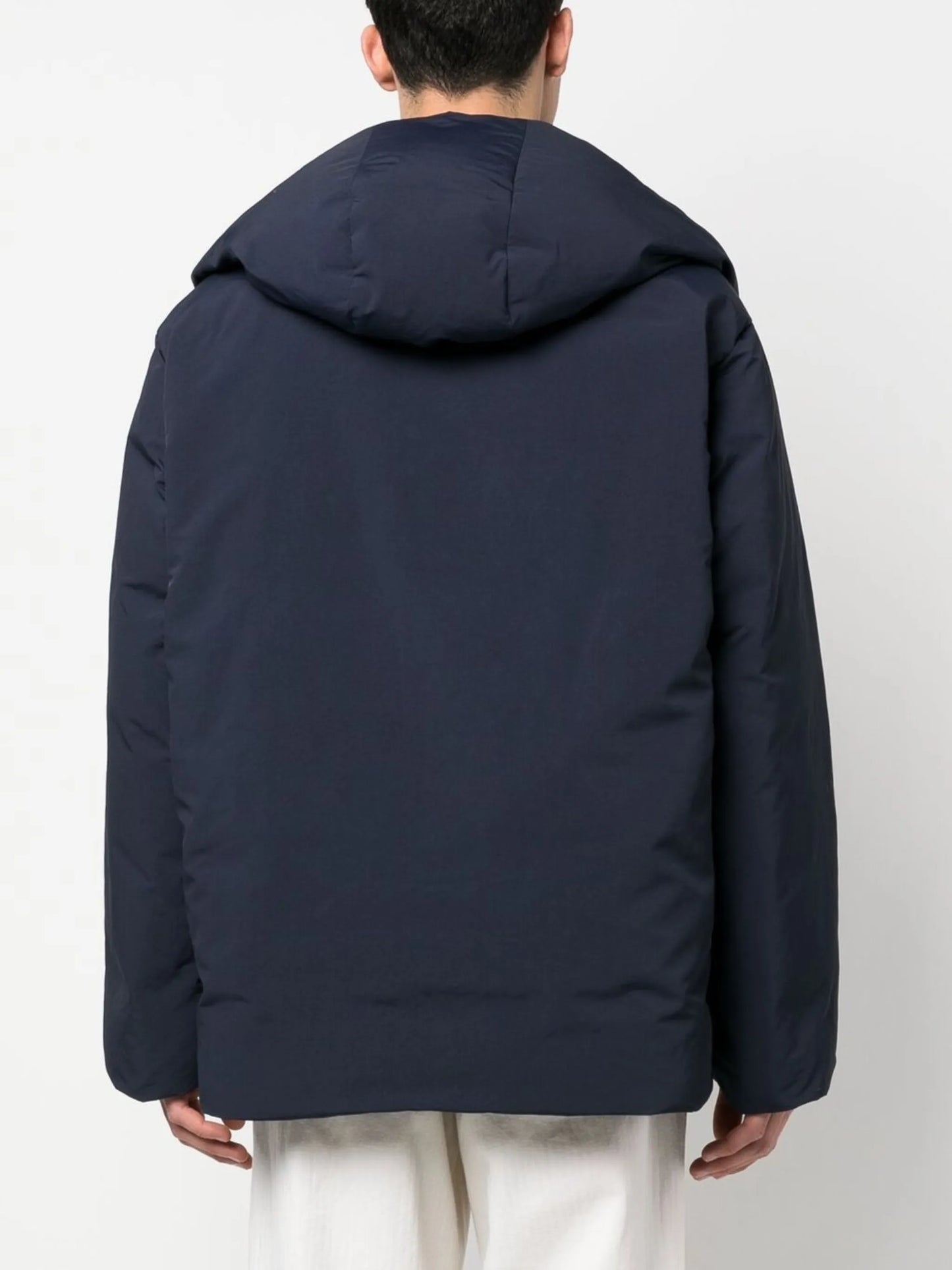 hooded down jacket