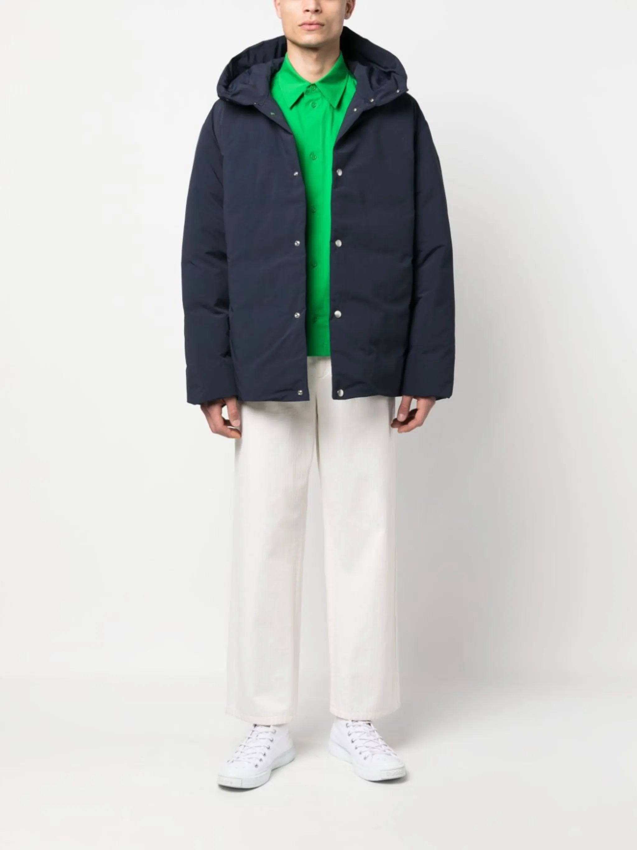 hooded down jacket