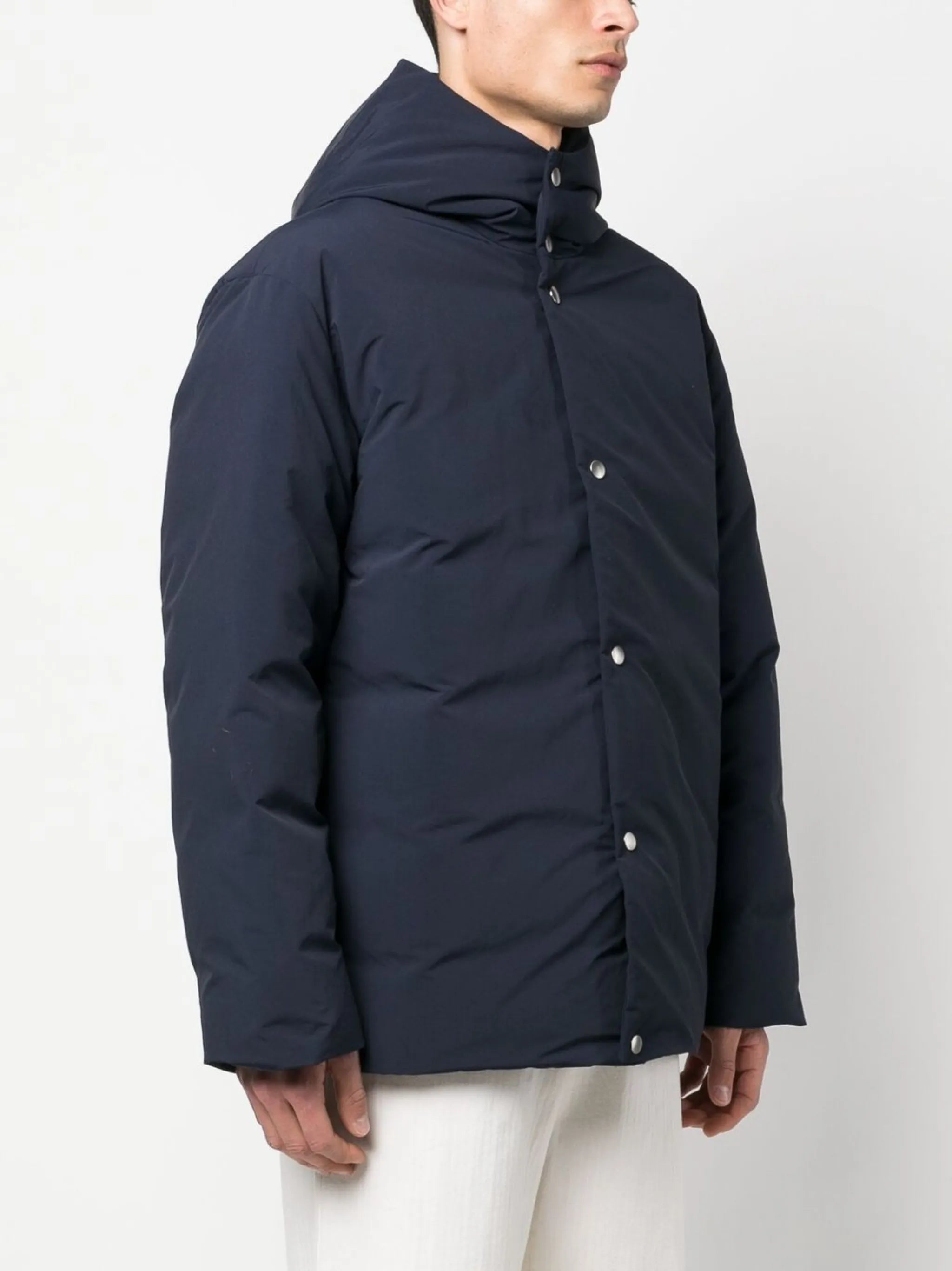 hooded down jacket