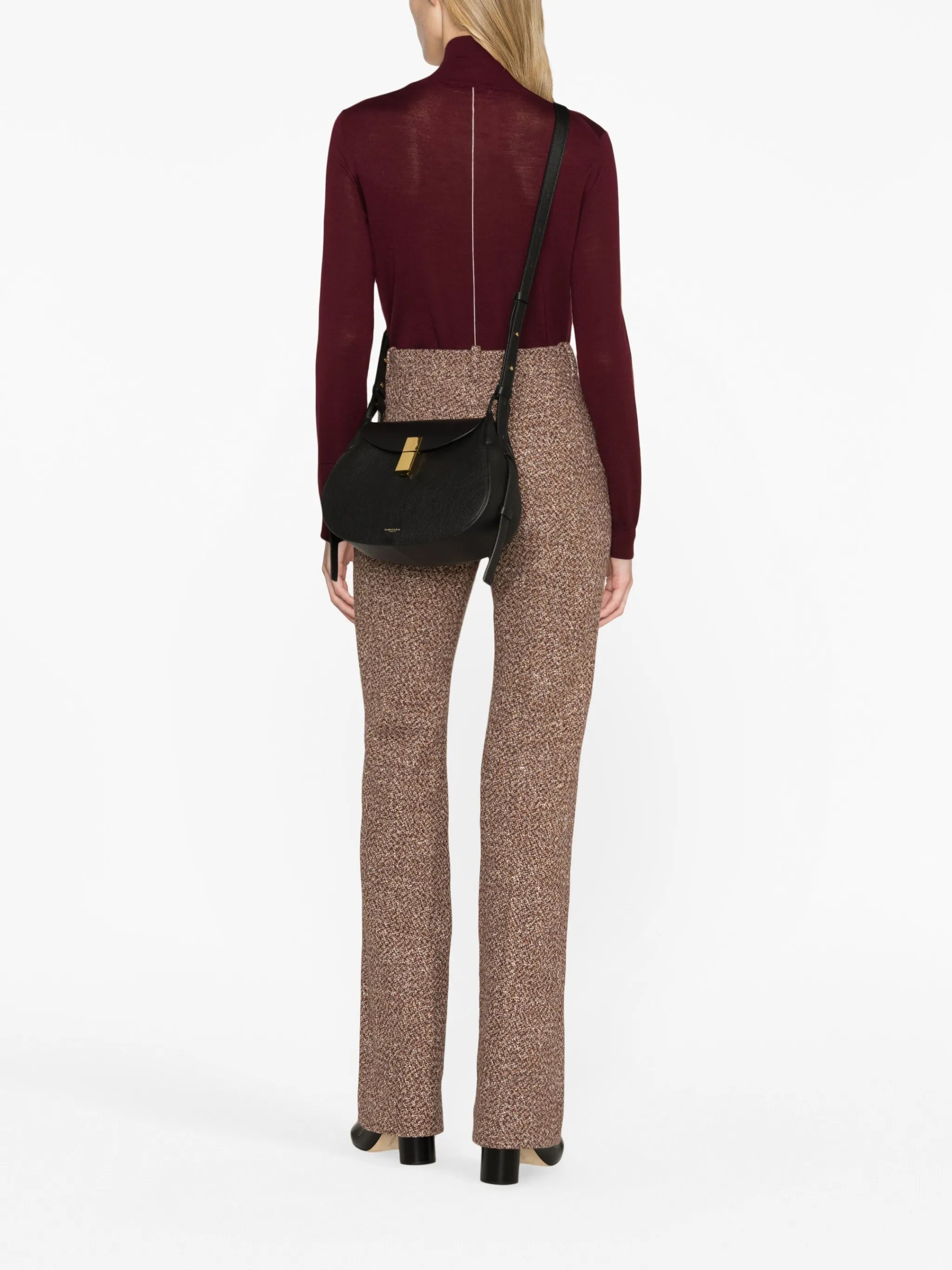 Lausanne grained crossbody bag