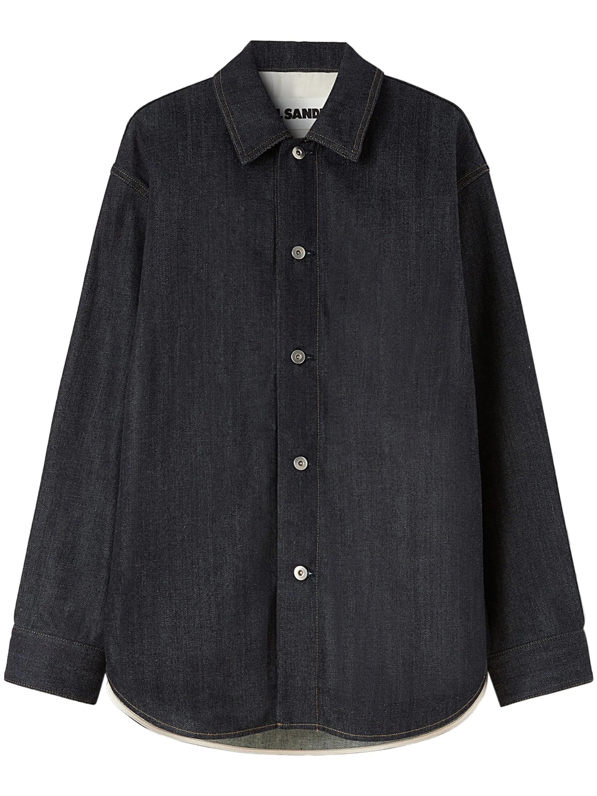 long-sleeve denim shirt