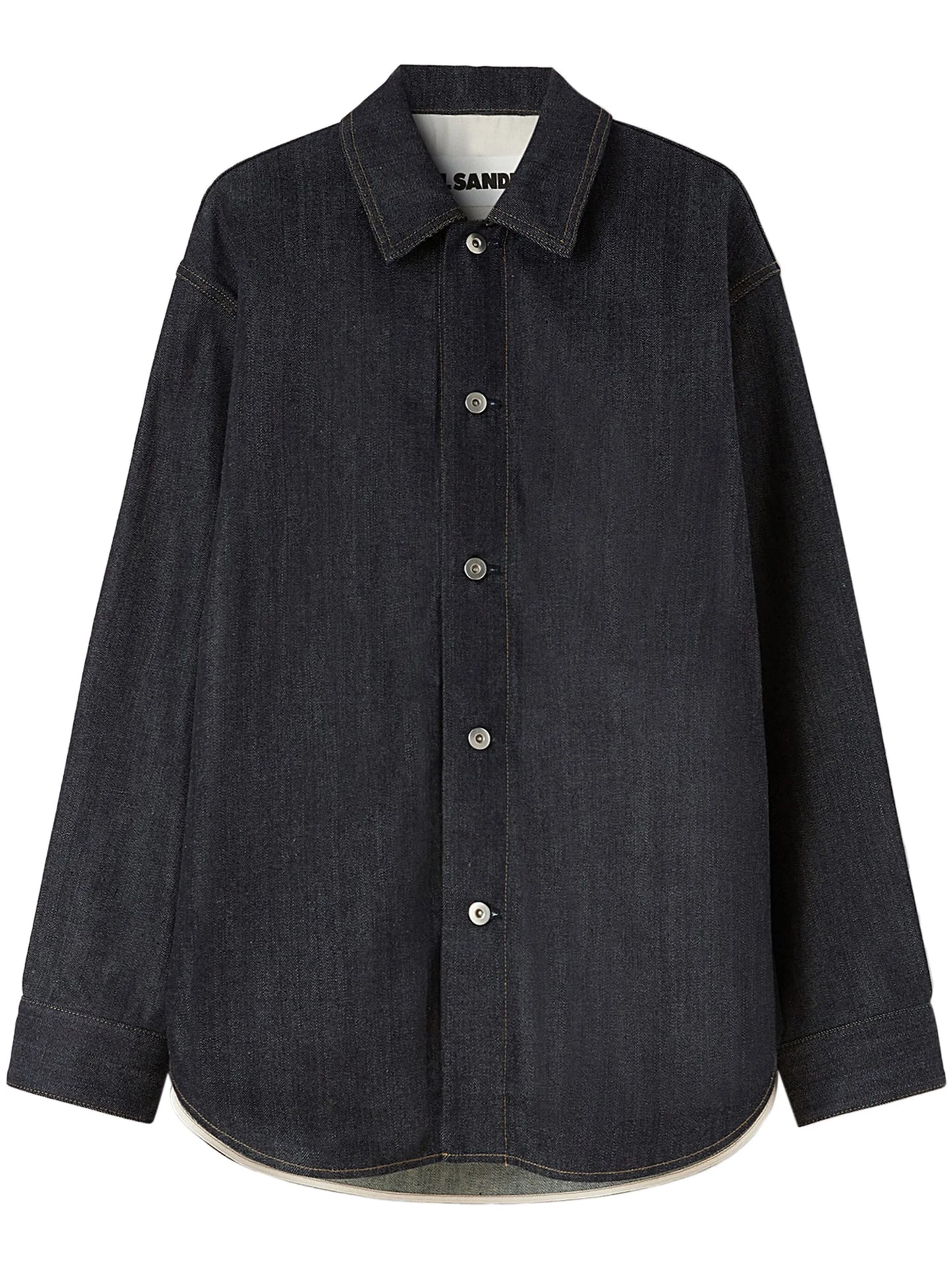 long-sleeve denim shirt