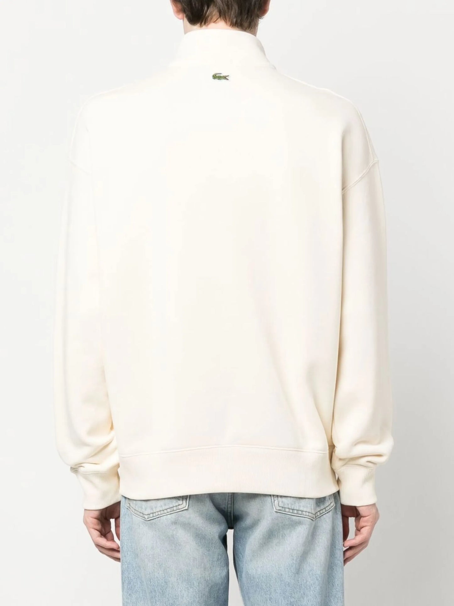logo-patch high-neck sweatshirt