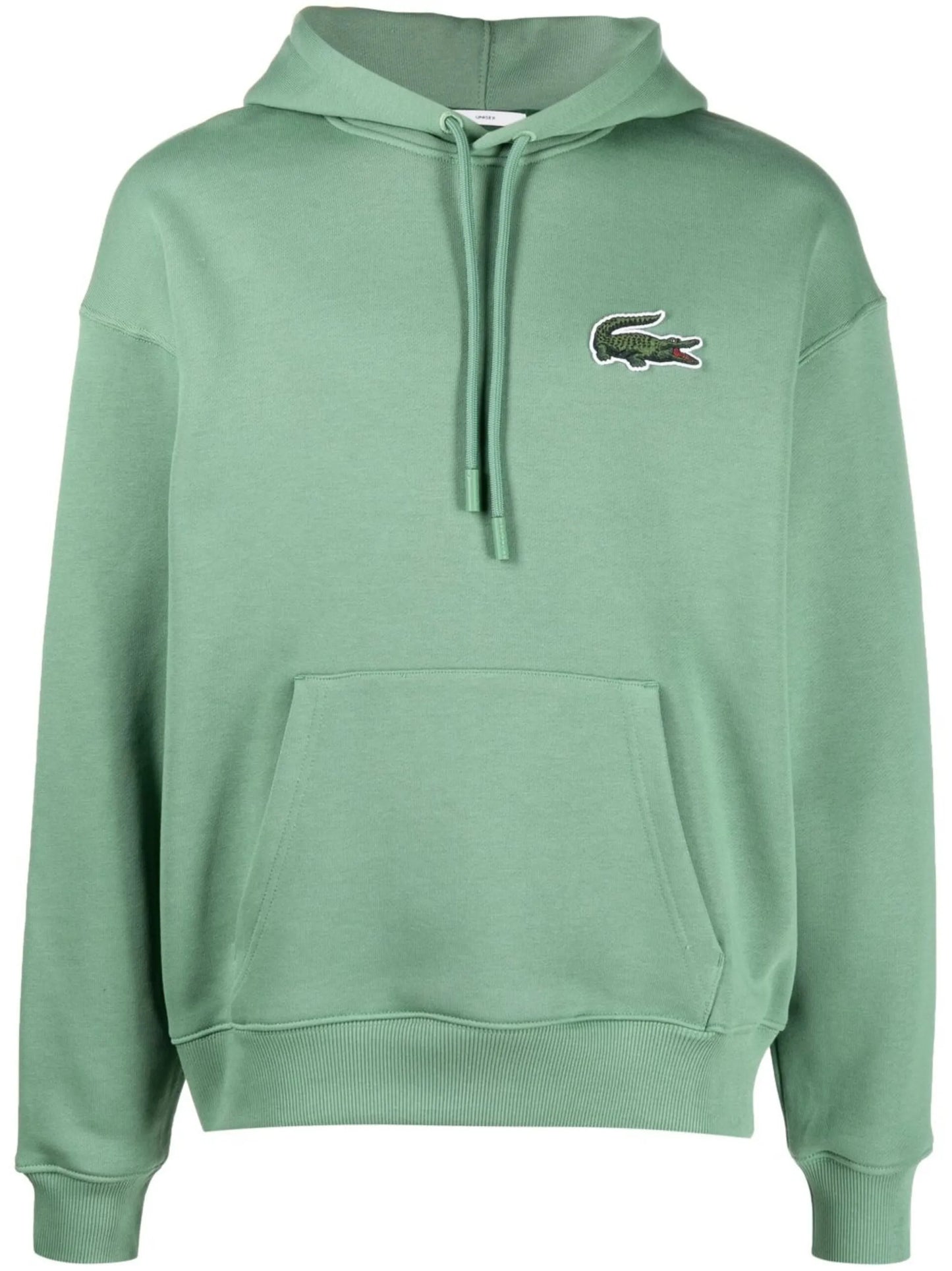 embroidered-logo cotton hoodie sweatshirt