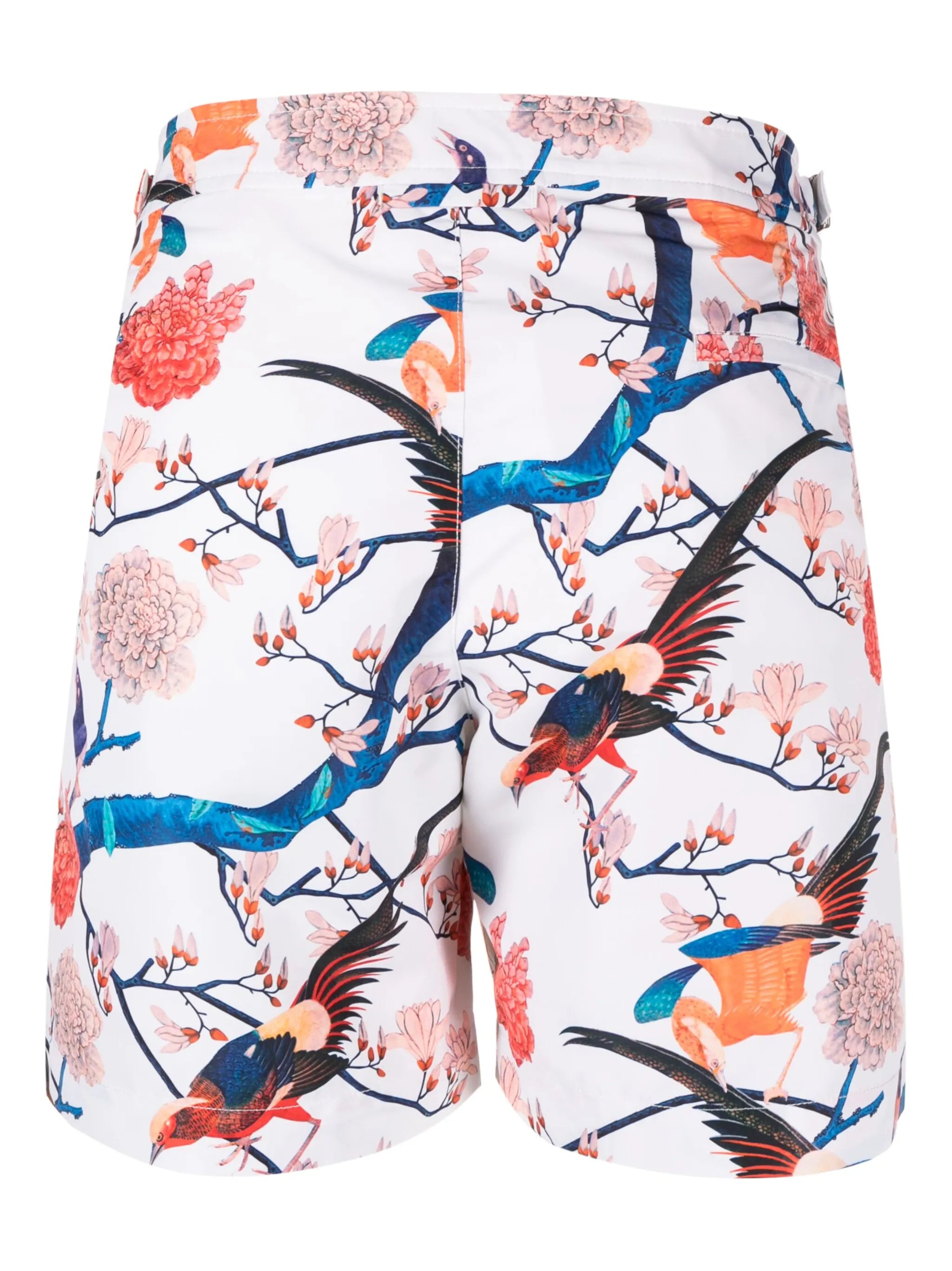 Bulldog graphic-print swim shorts