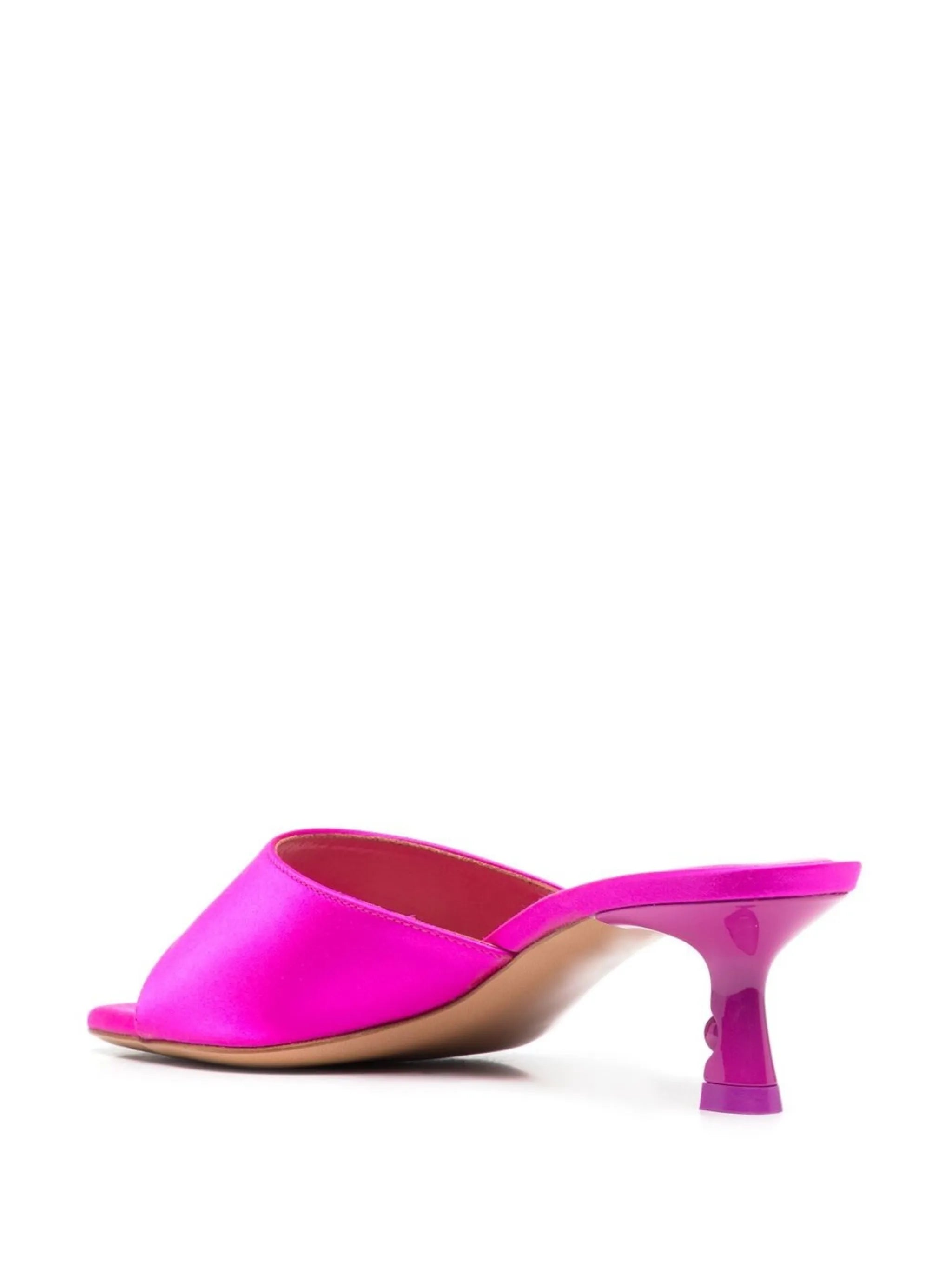 55mm Pop Lollipop satin sandals