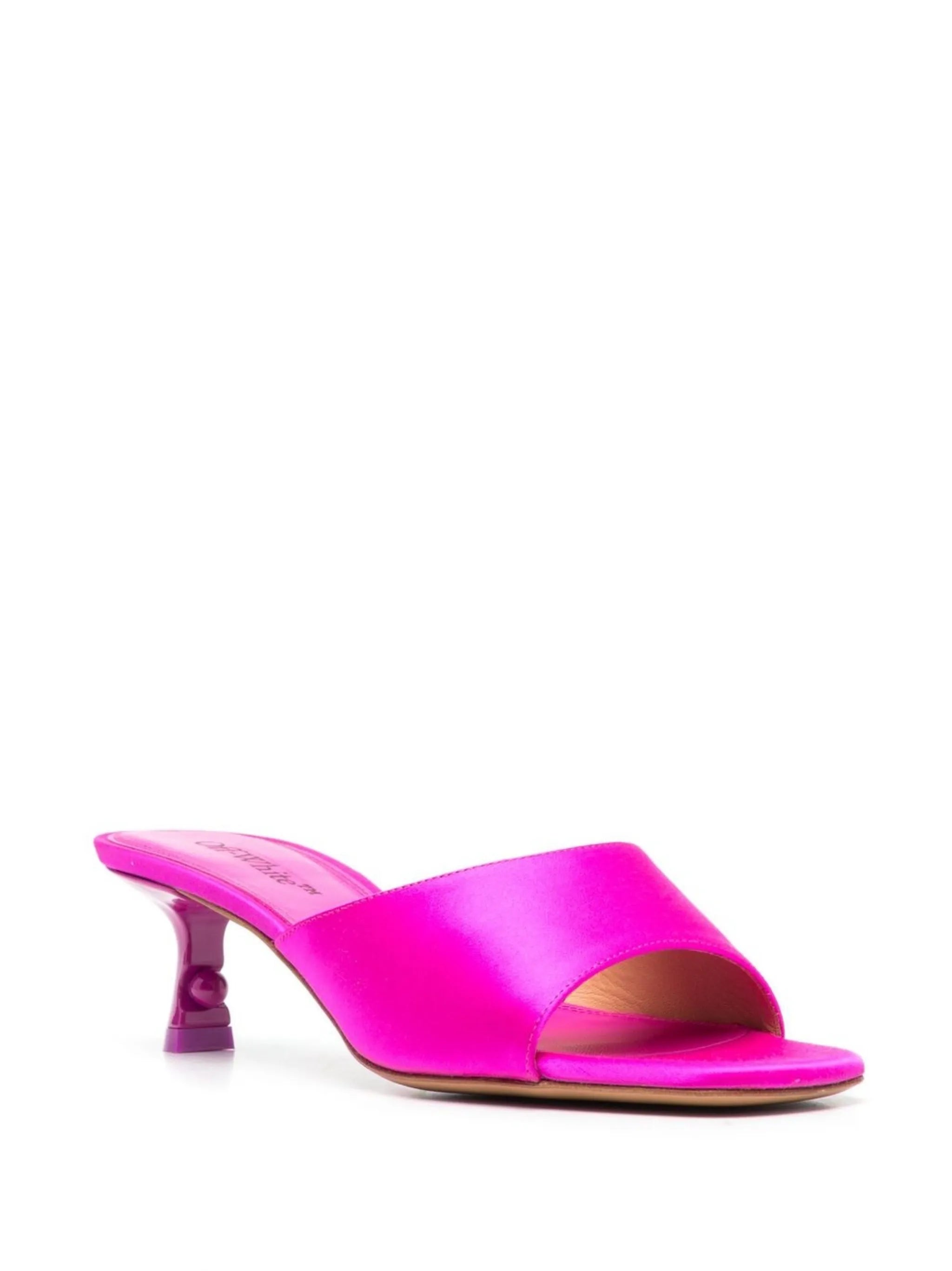 55mm Pop Lollipop satin sandals