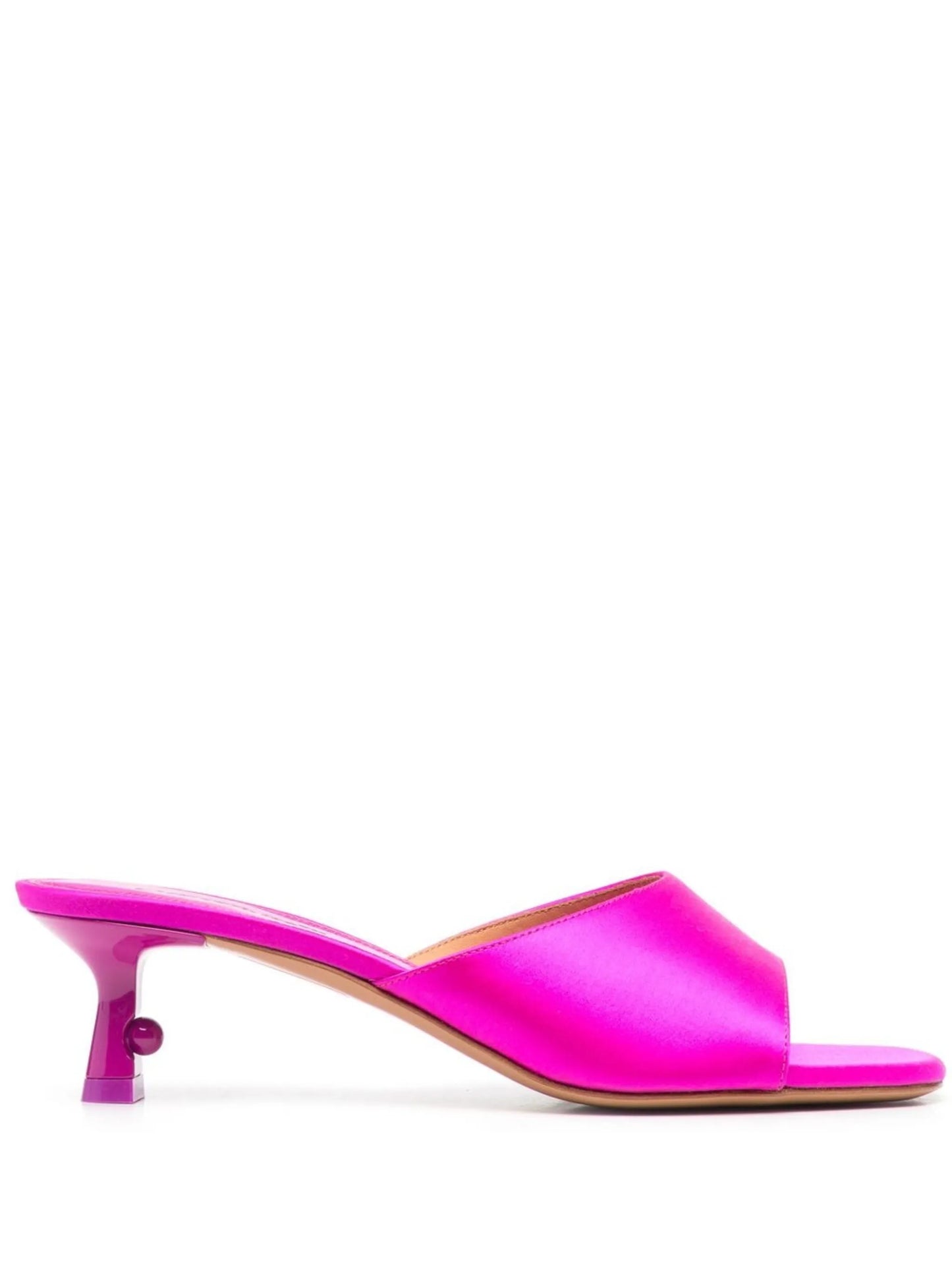 55mm Pop Lollipop satin sandals