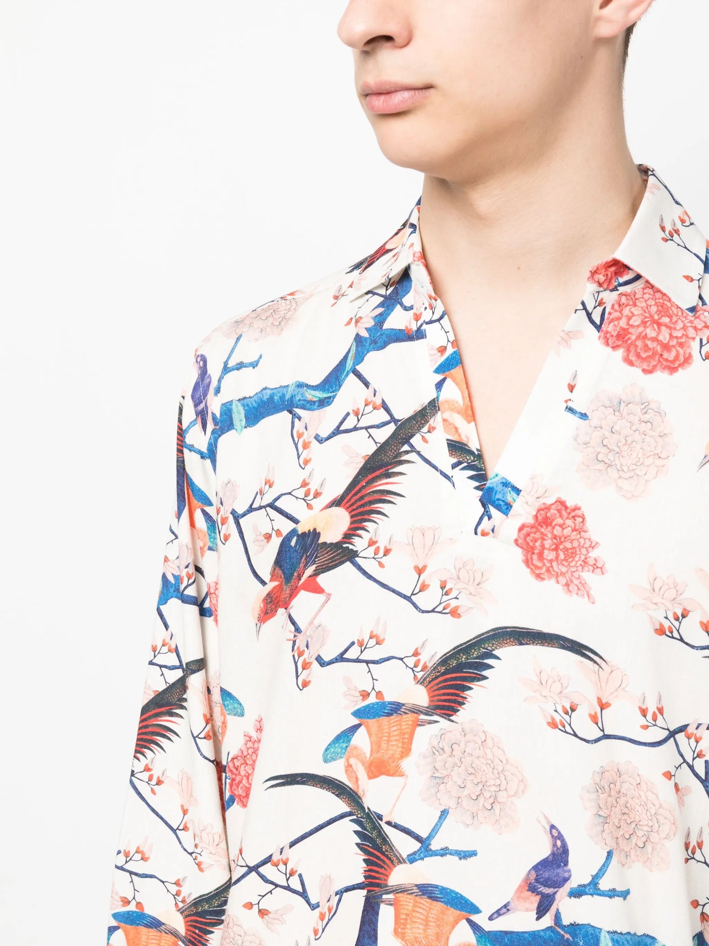 Ridley graphic-print long-sleeve shirt