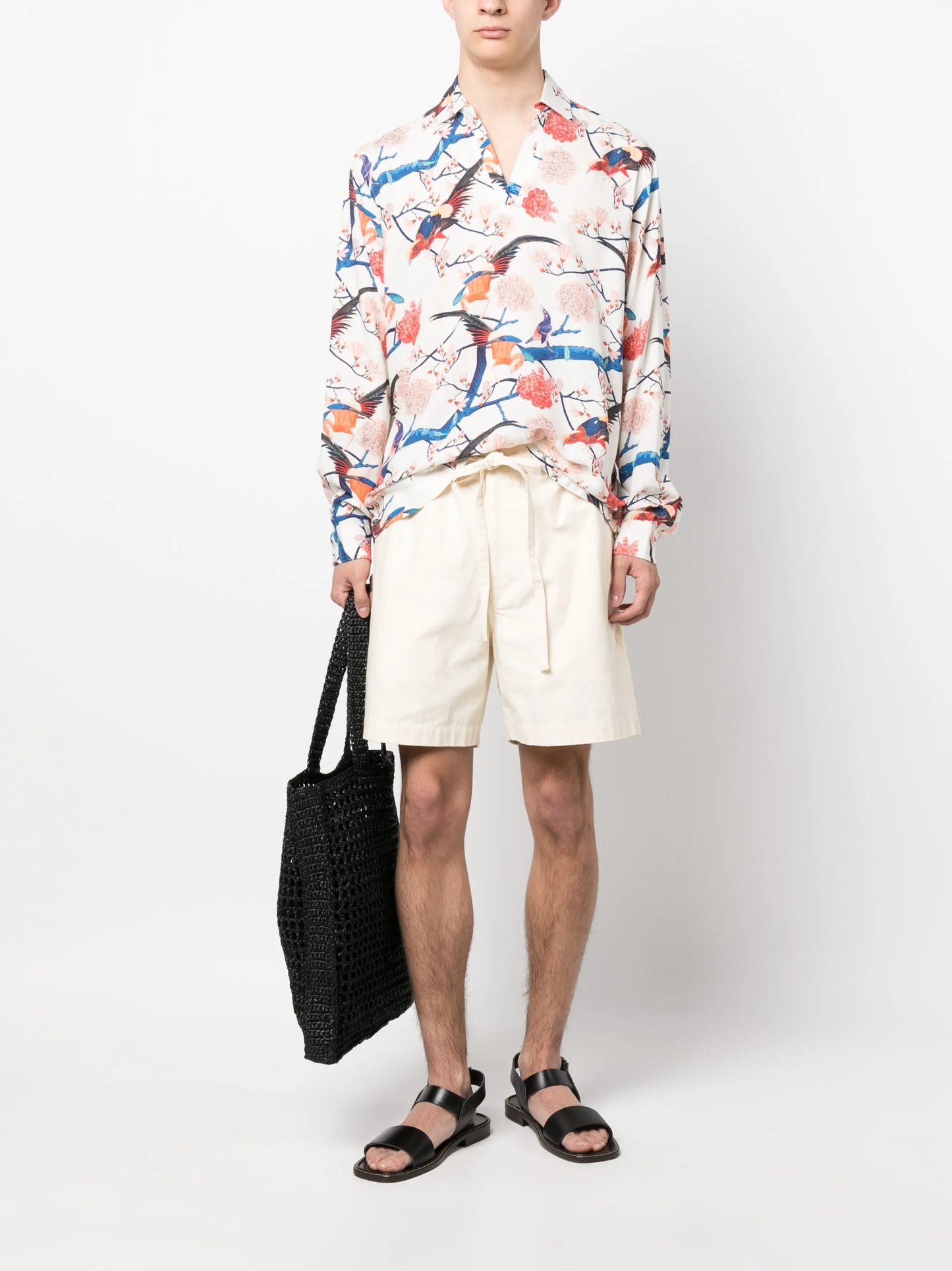 Ridley graphic-print long-sleeve shirt