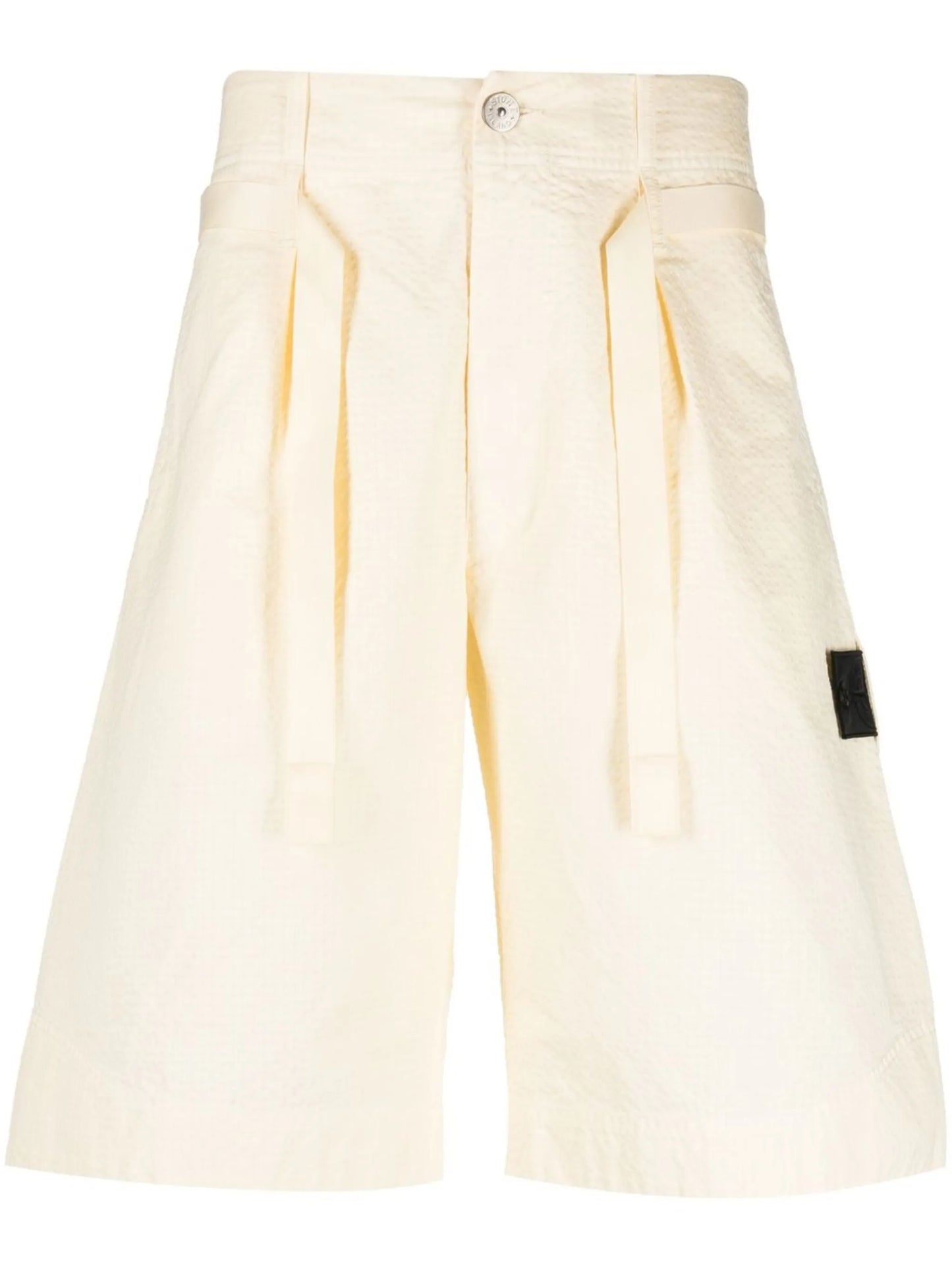 Compass-patch chino shorts