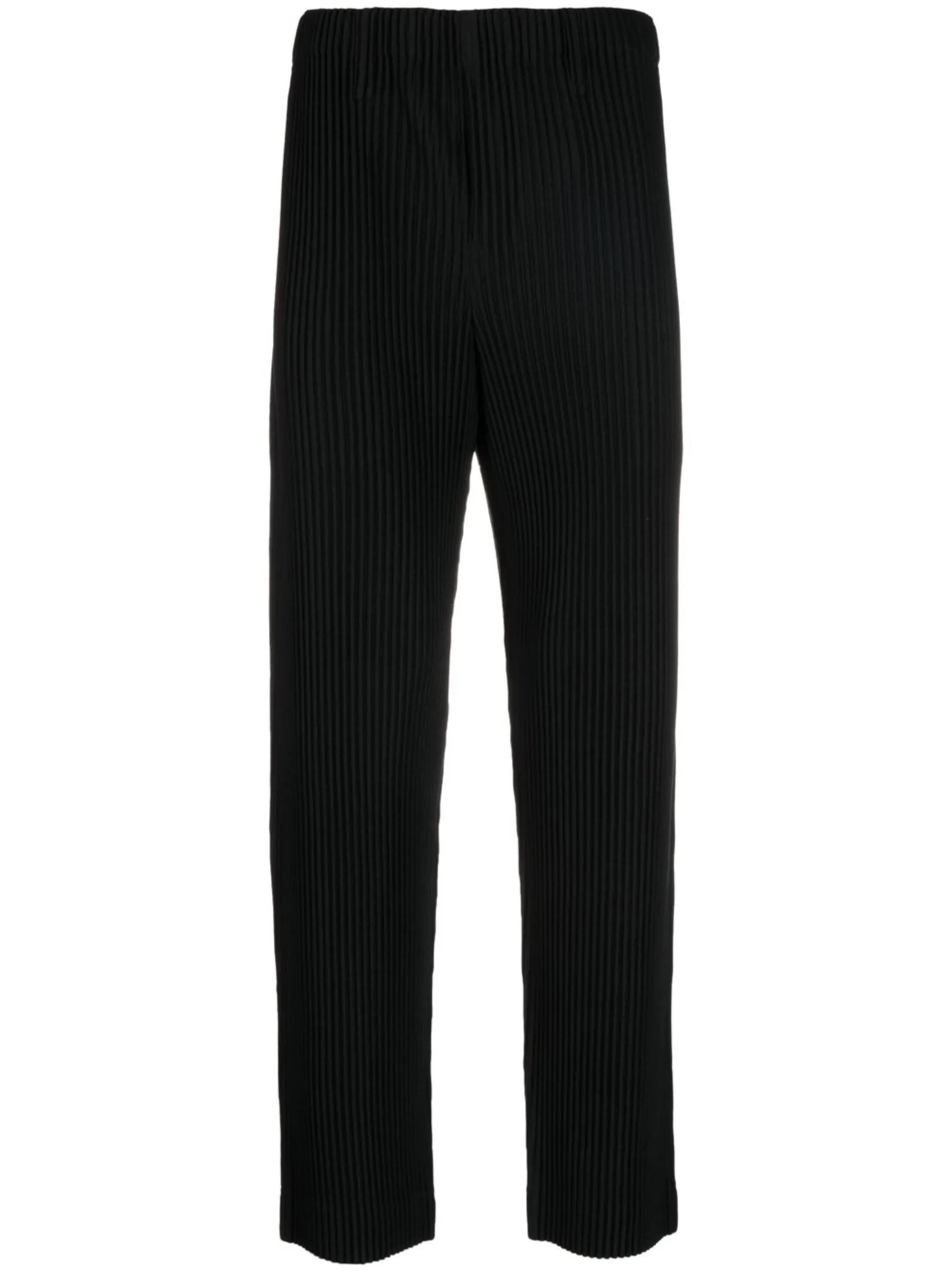 fully-pleated trousers