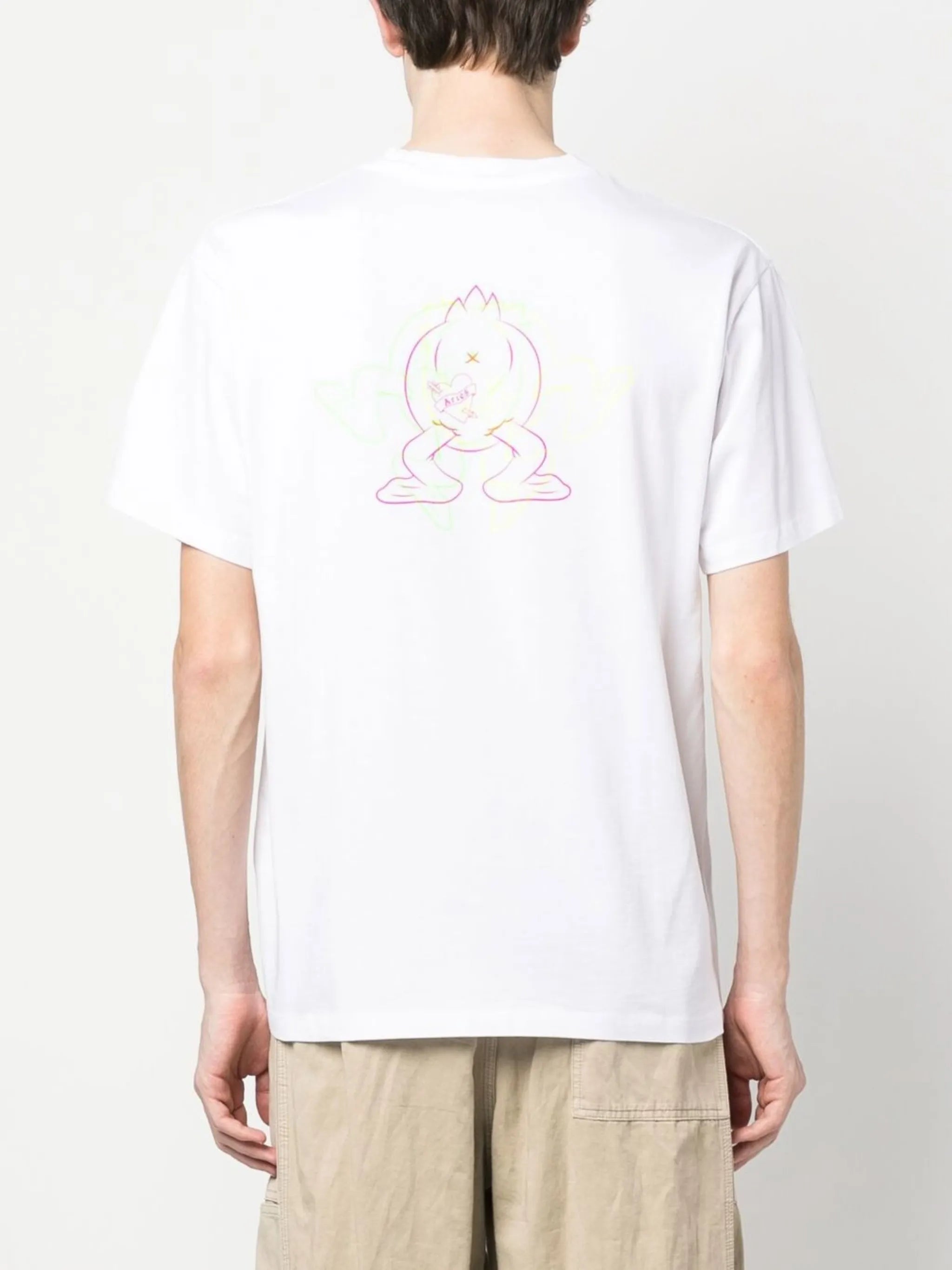 logo-print detail T-shirt