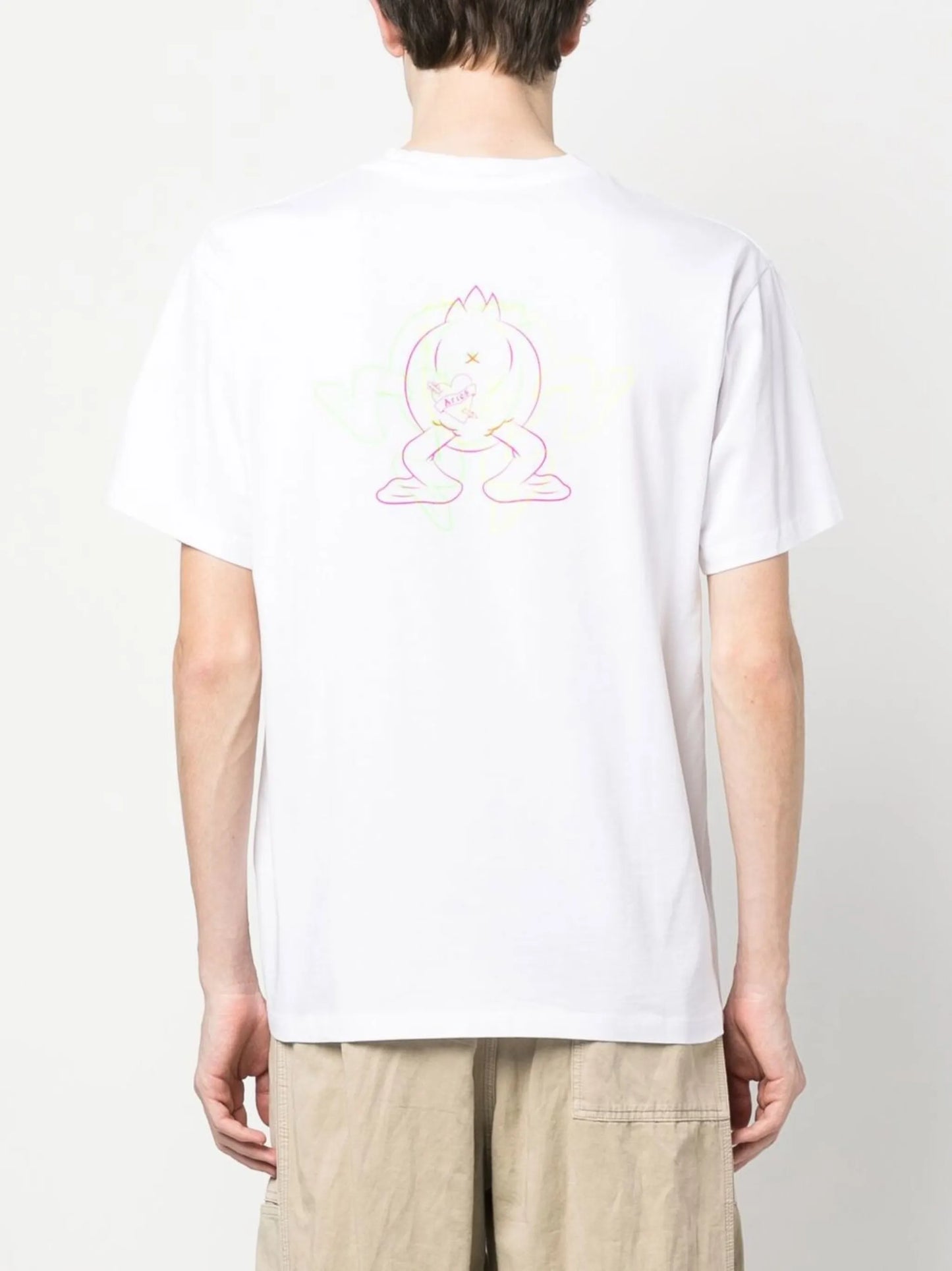 logo-print detail T-shirt