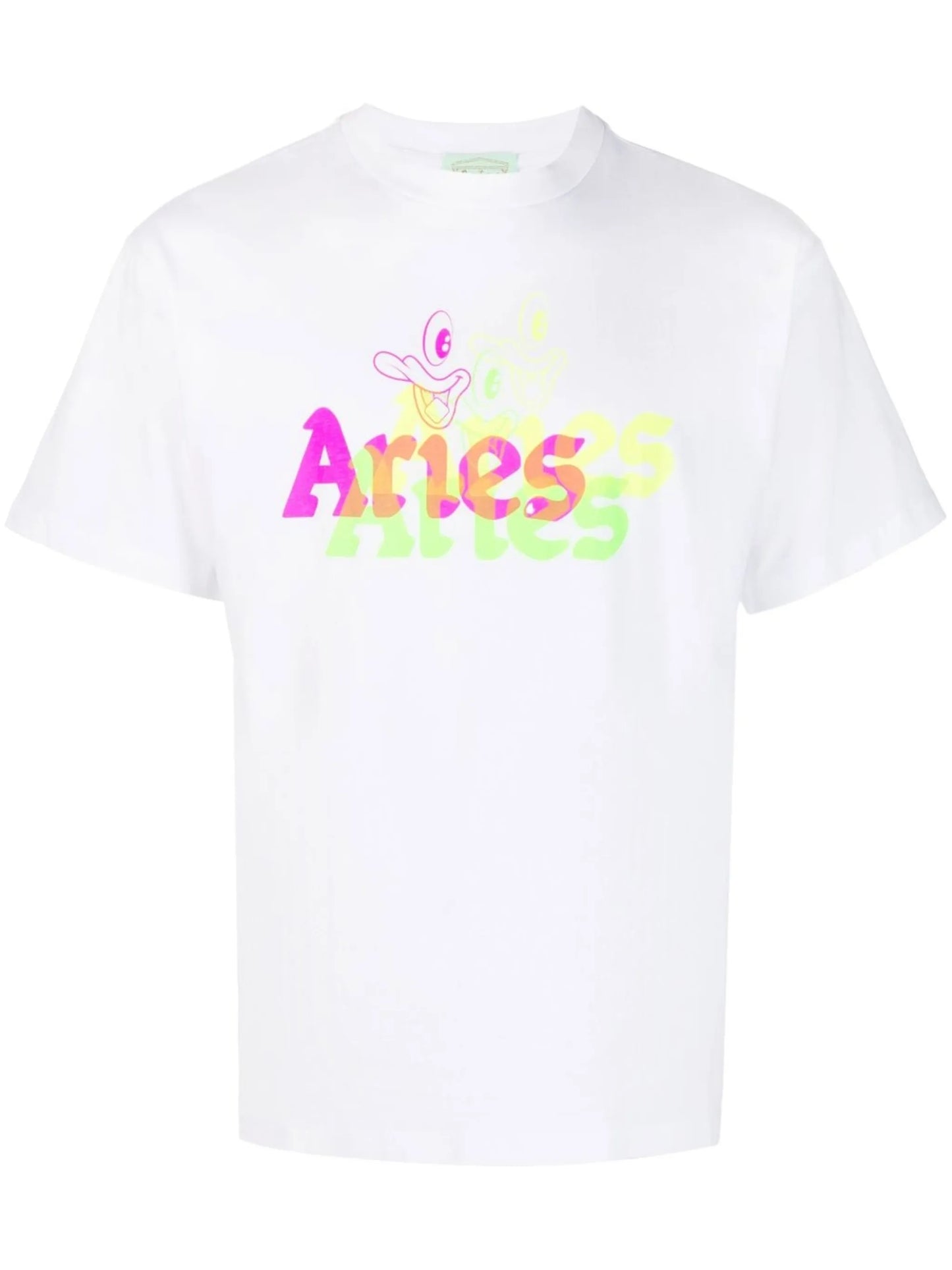 logo-print detail T-shirt
