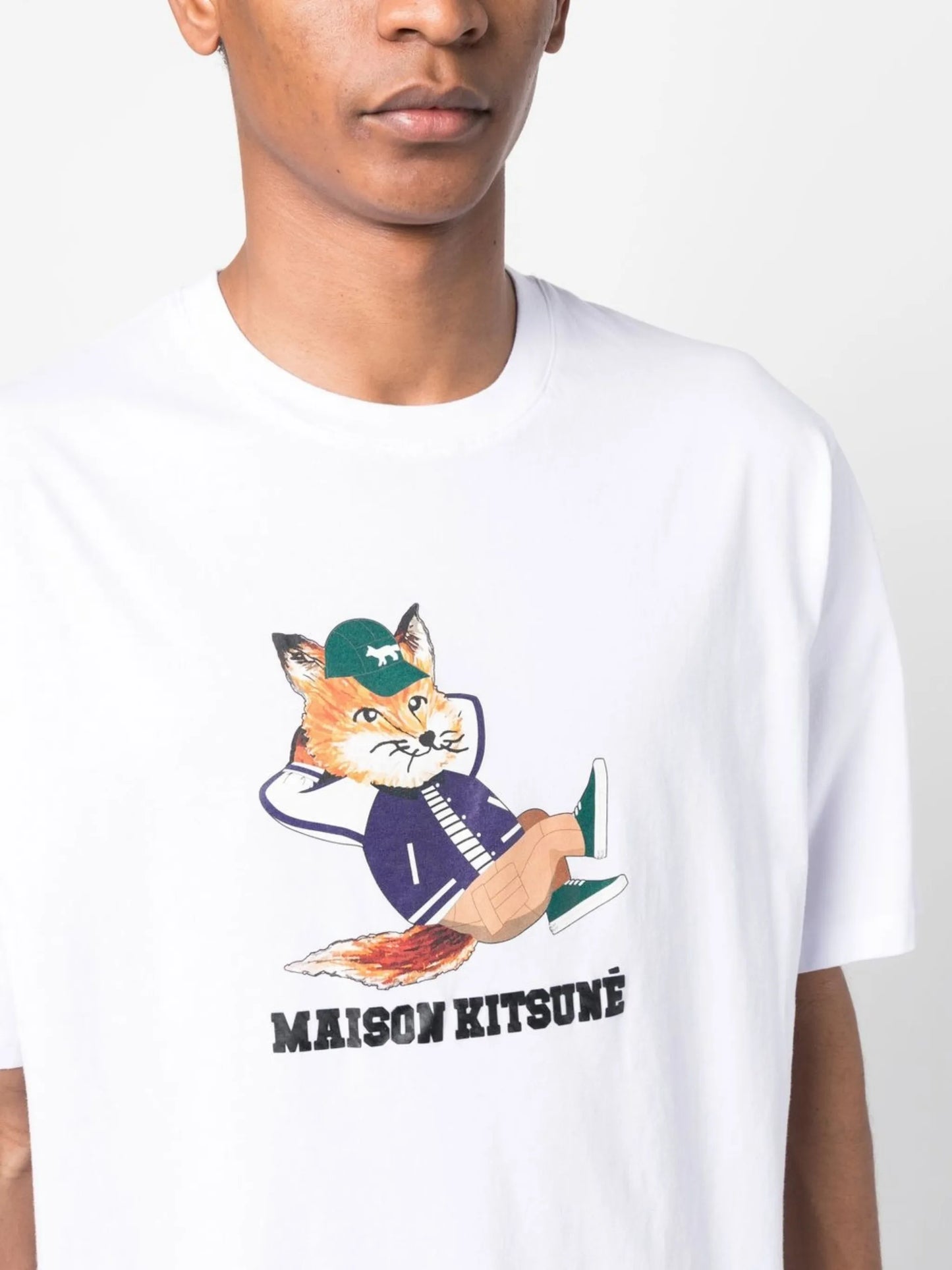 logo-print cotton T-shirt