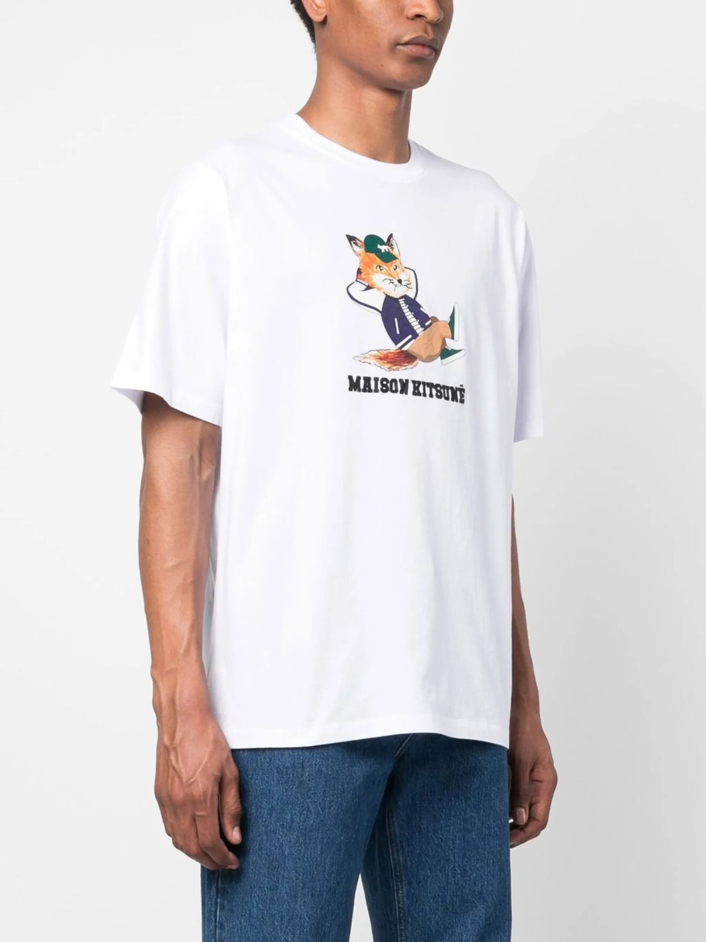 logo-print cotton T-shirt