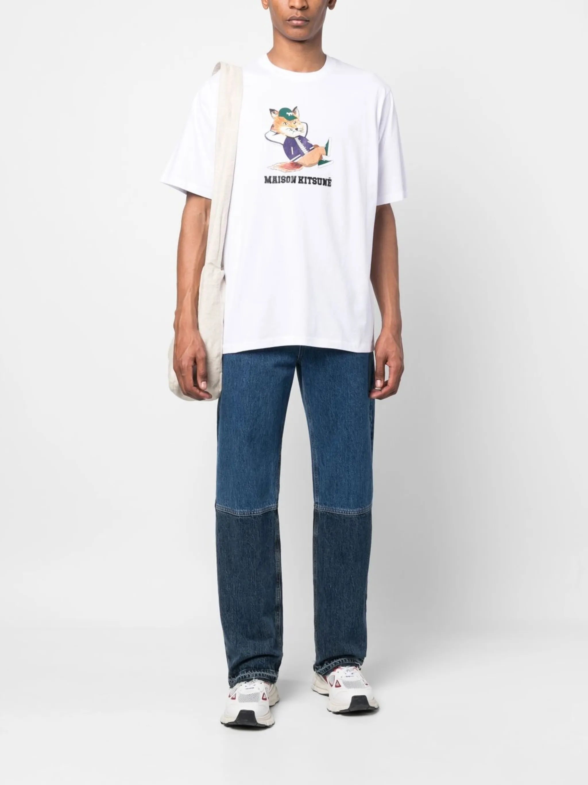 logo-print cotton T-shirt