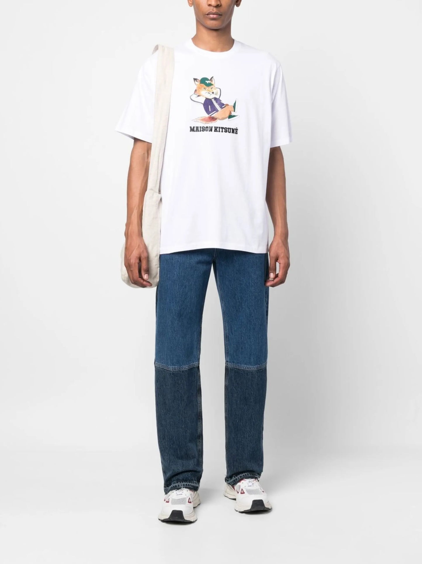 logo-print cotton T-shirt