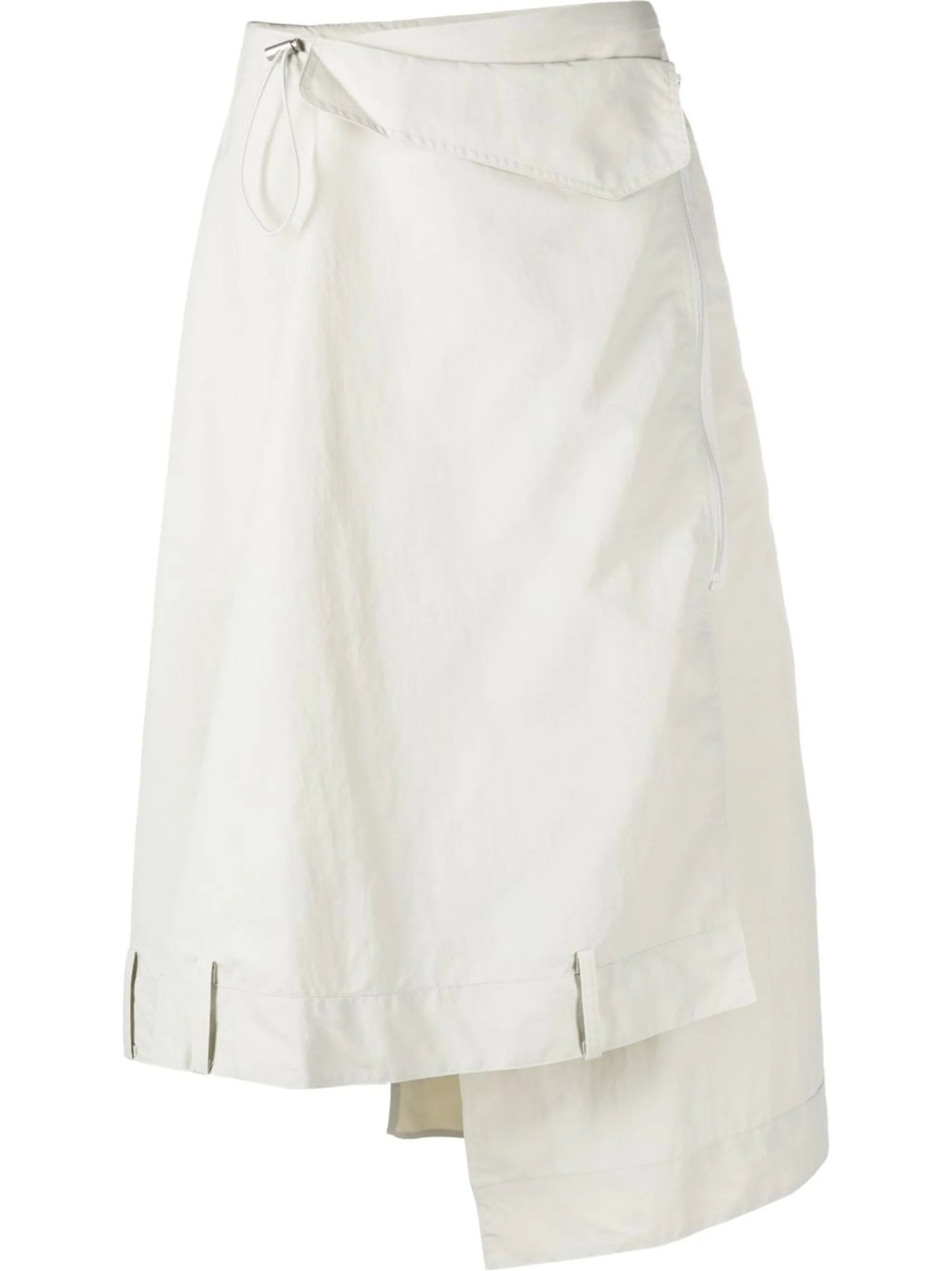 asymmetric midi skirt