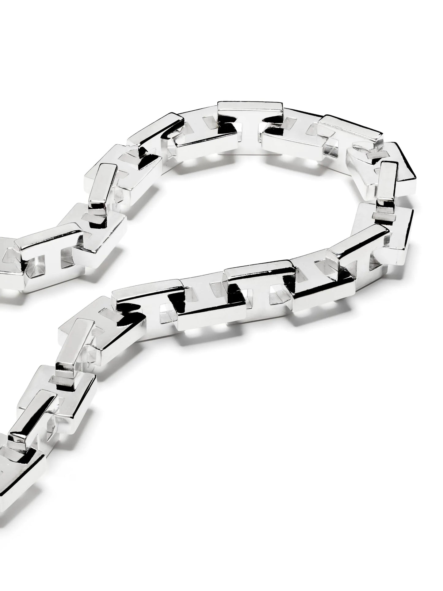 H logo-plaque choker-chain necklace