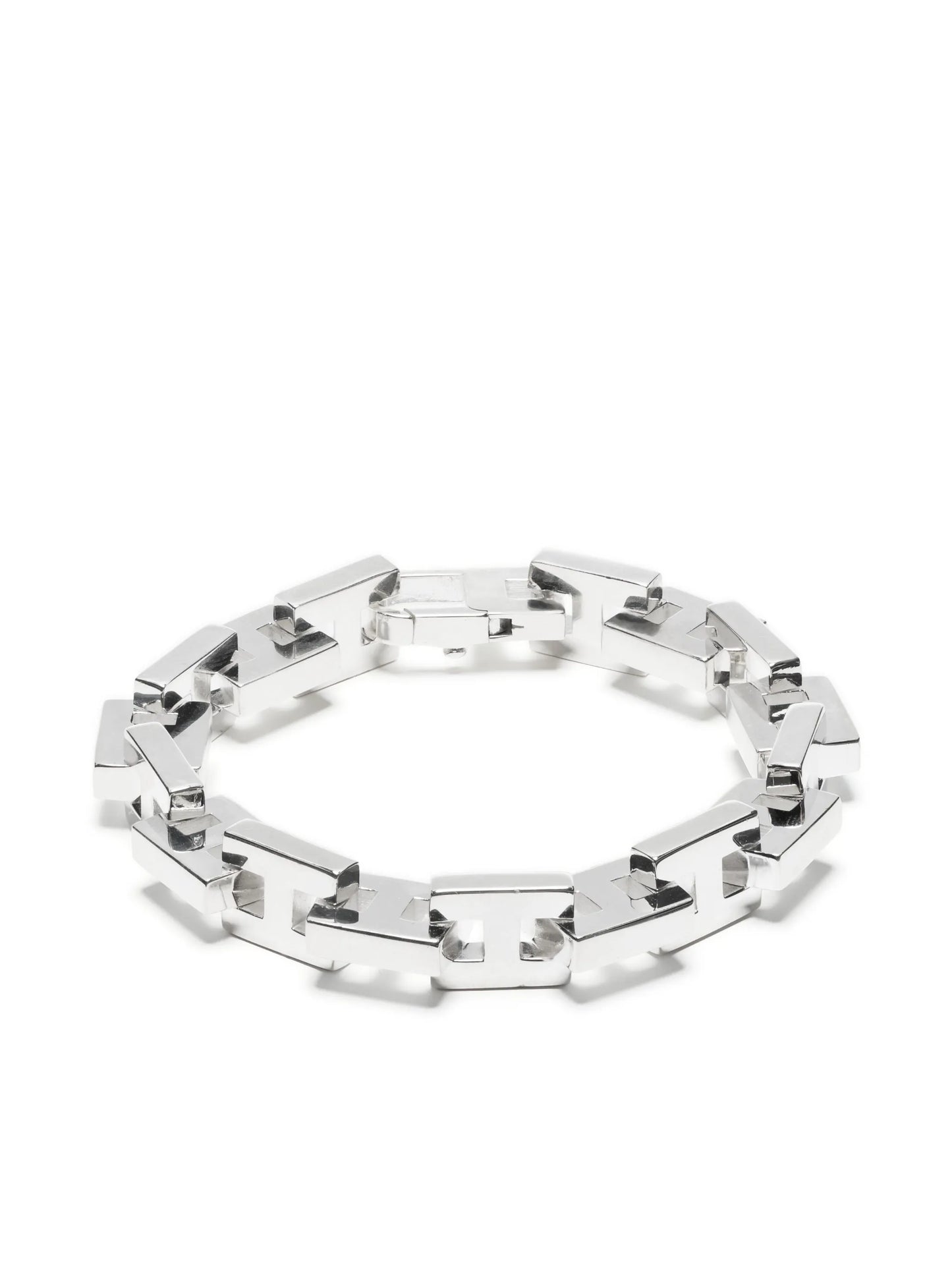 H logo chain-link bracelet