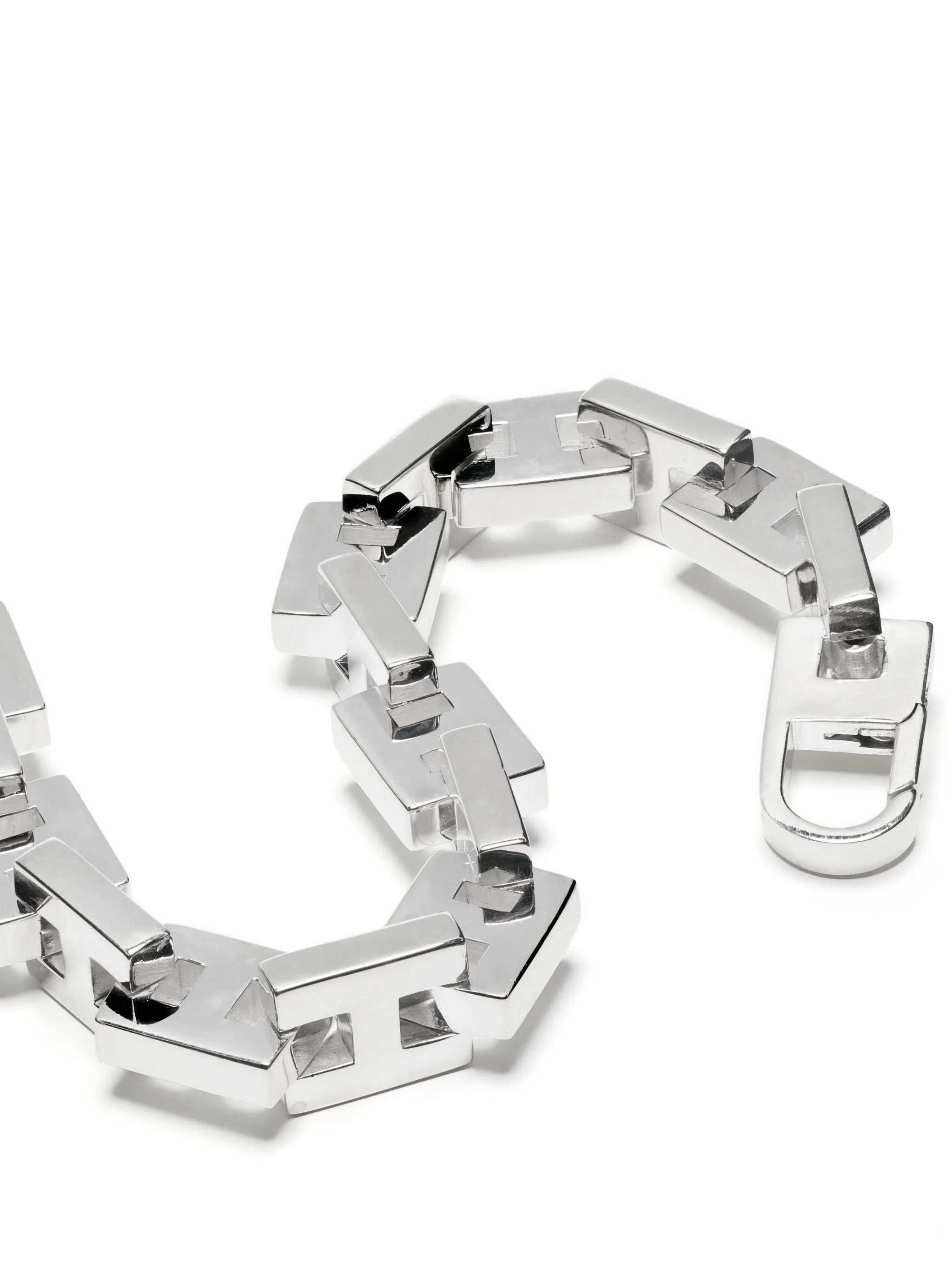 H logo chain-link bracelet