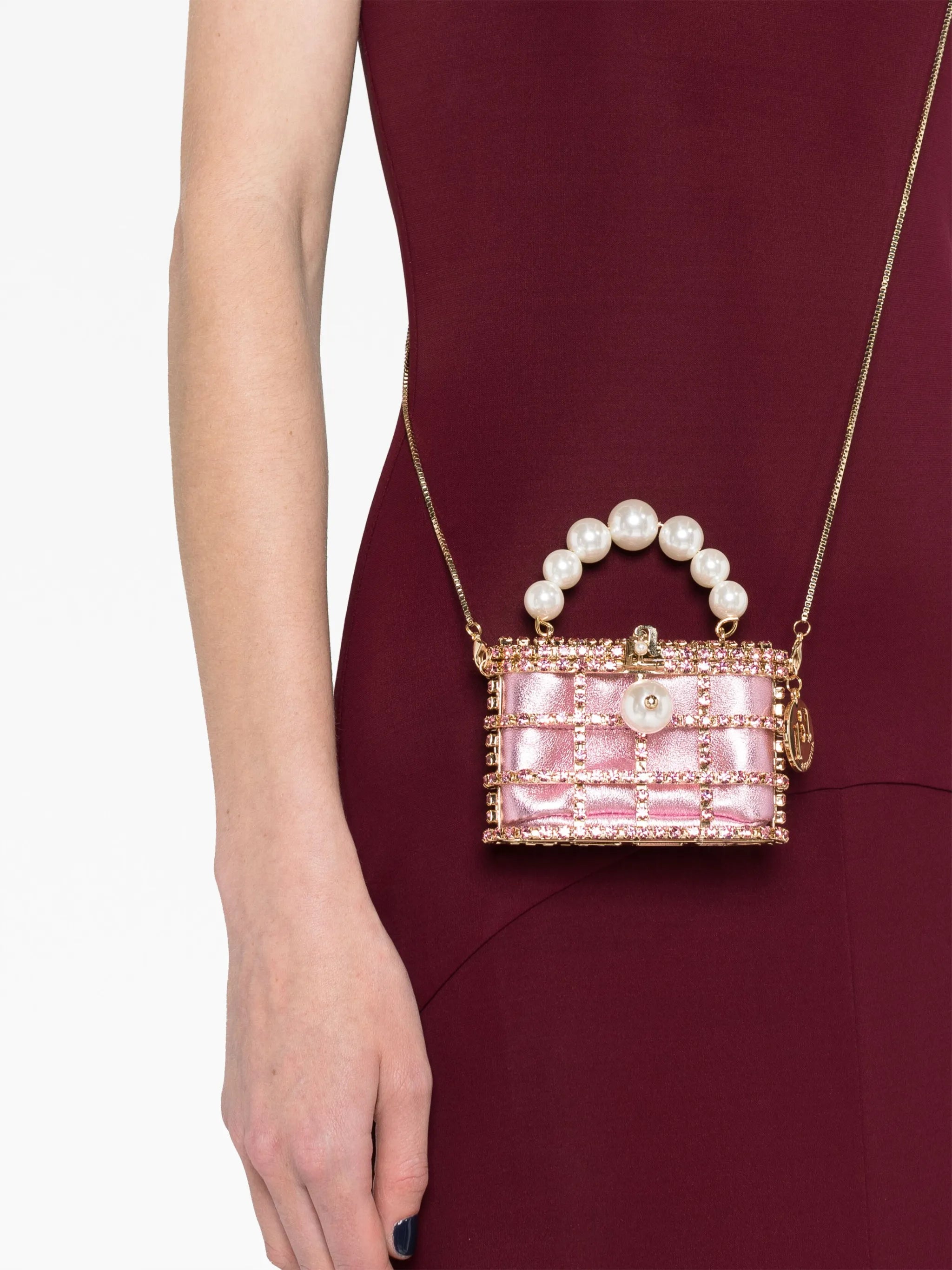 Holli Pocket crystal-embellished mini bag
