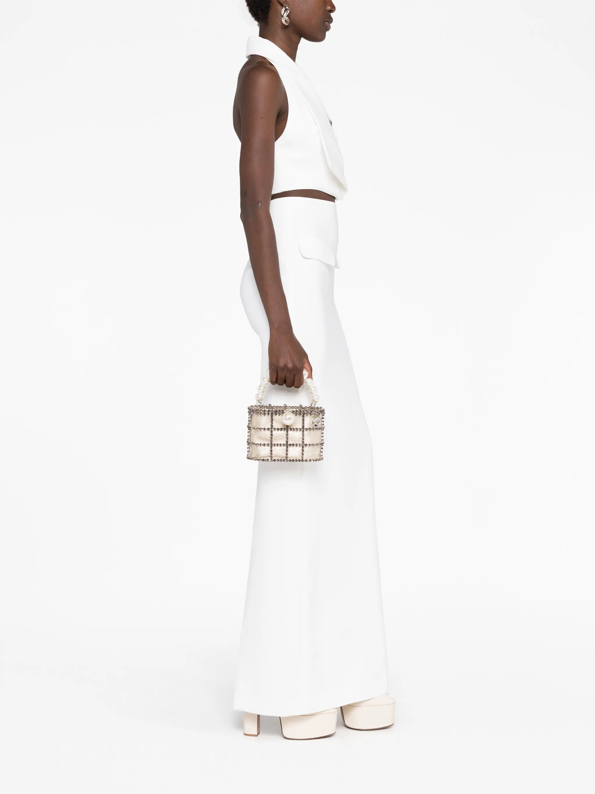 Holli crystal-embellished tote bag