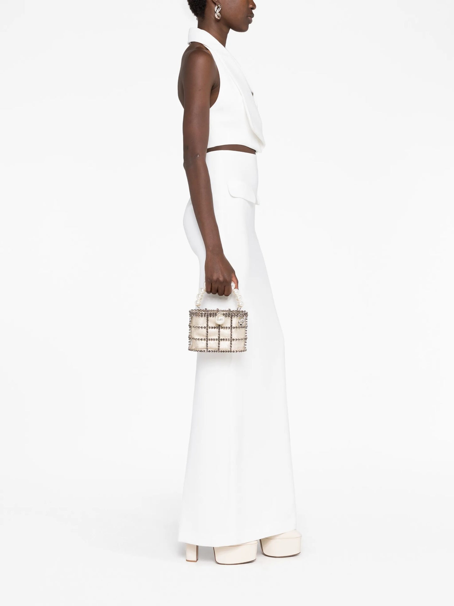 Holli crystal-embellished tote bag