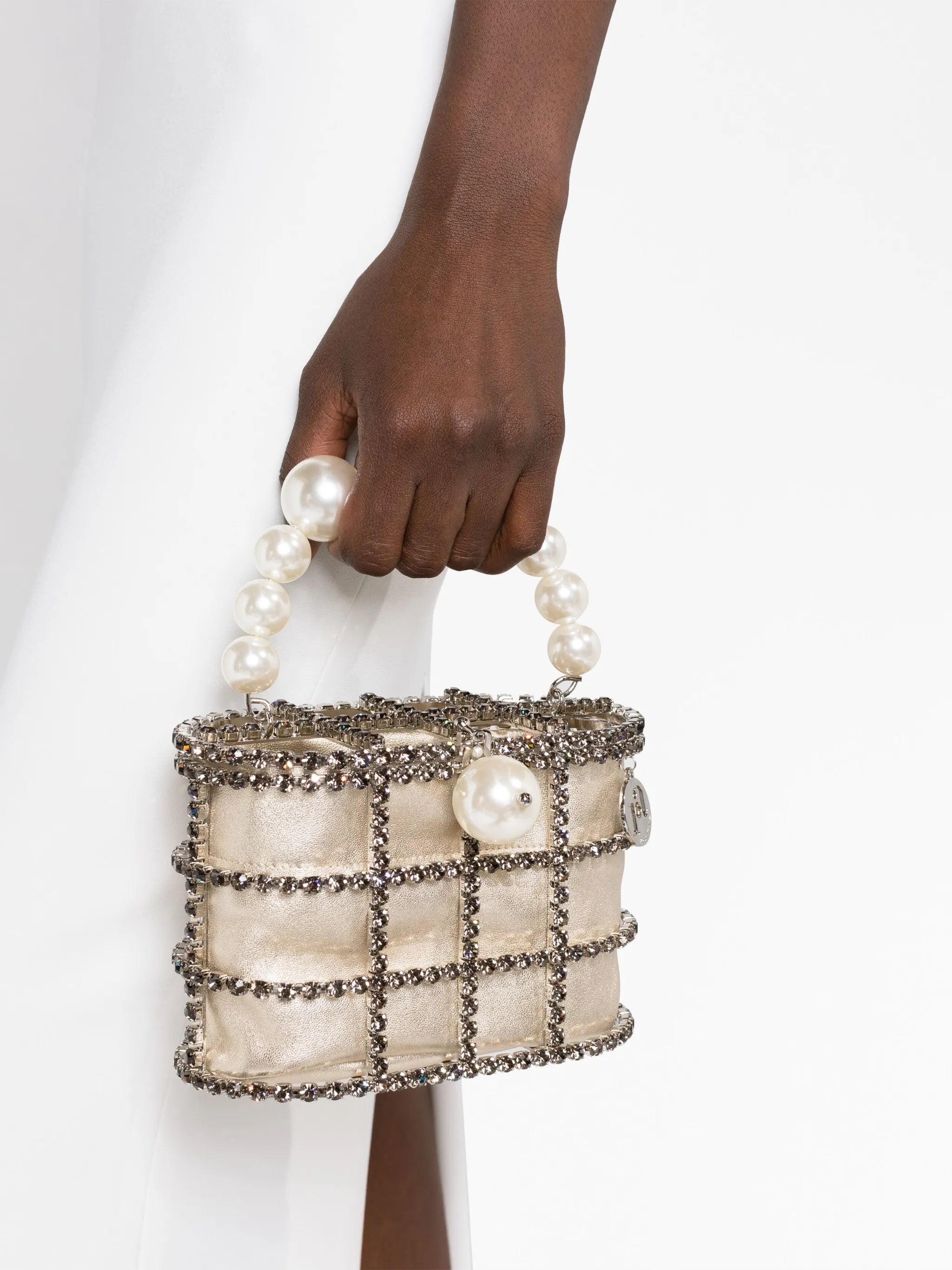 Holli crystal-embellished tote bag