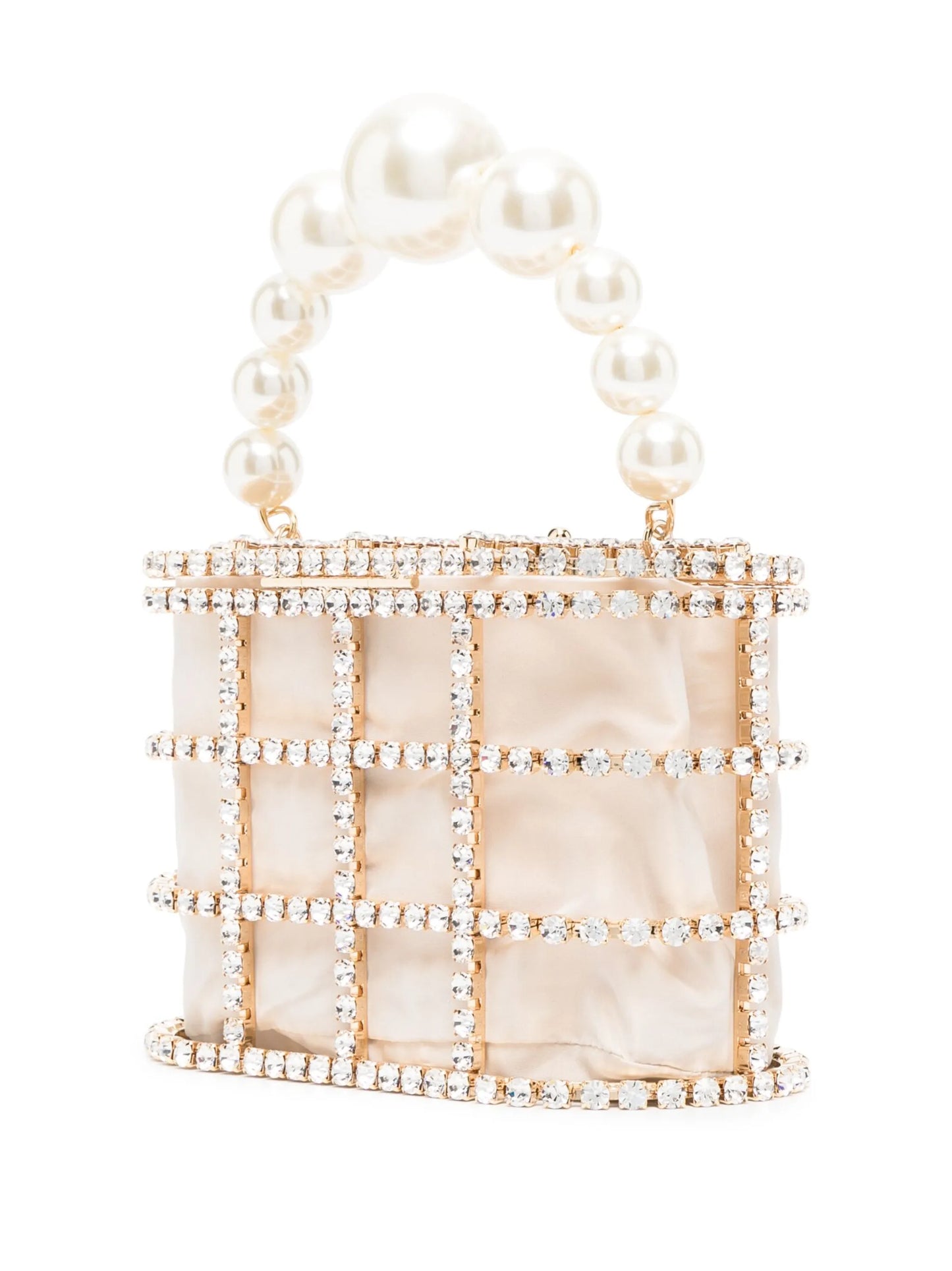 Holli faux pearl-embellished mini bag
