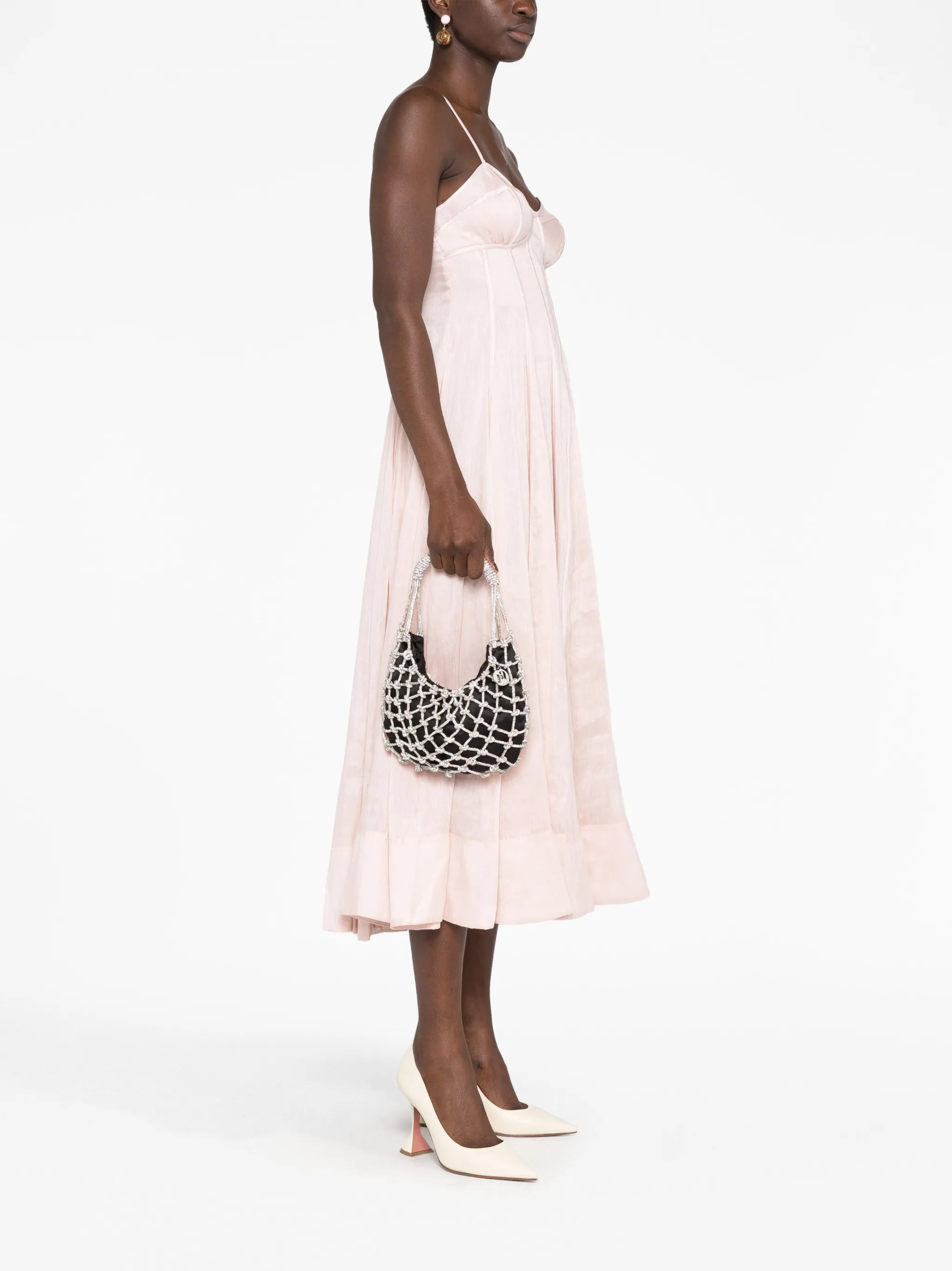 Nodi metallic tote bag