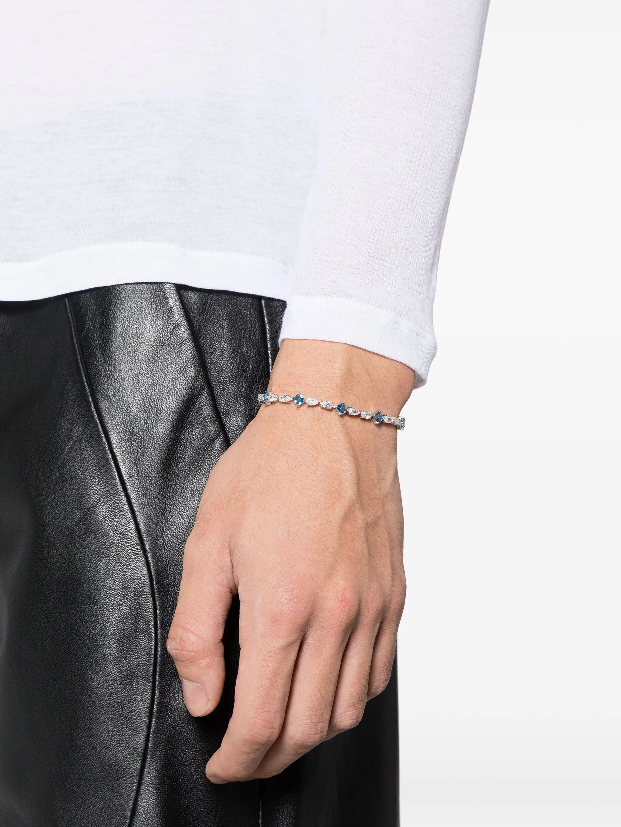 sterling-silver tennis bracelet