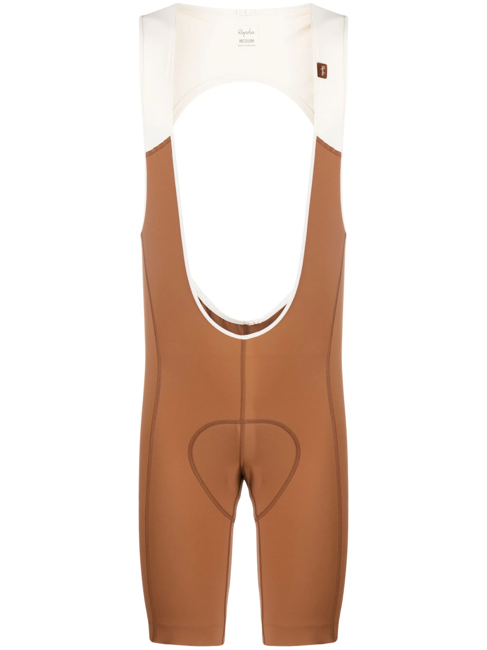 logo-print padded bib shorts