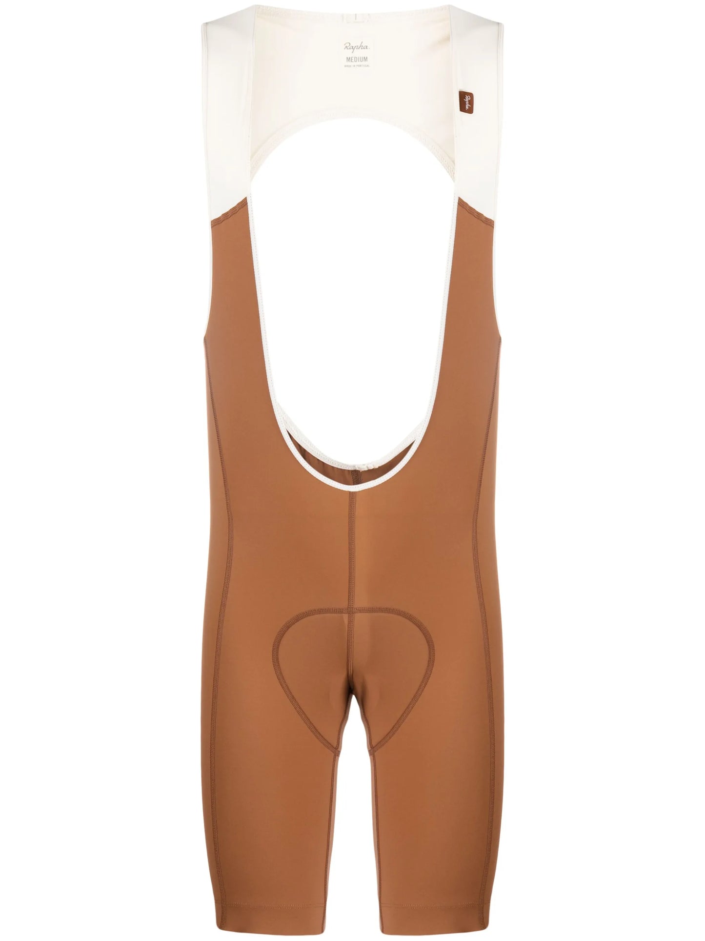 logo-print padded bib shorts