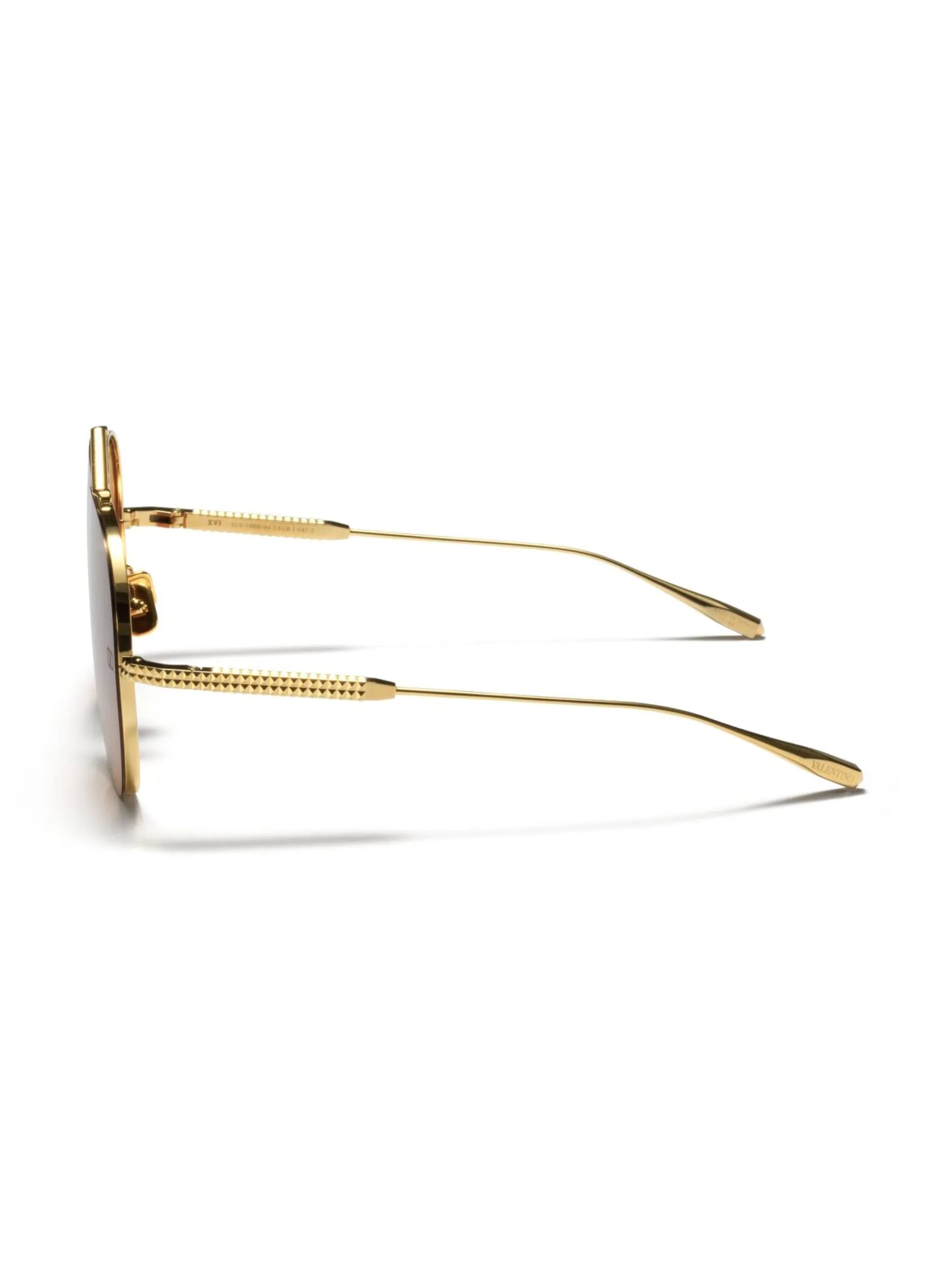 Rockstud pilot-frame sunglasses