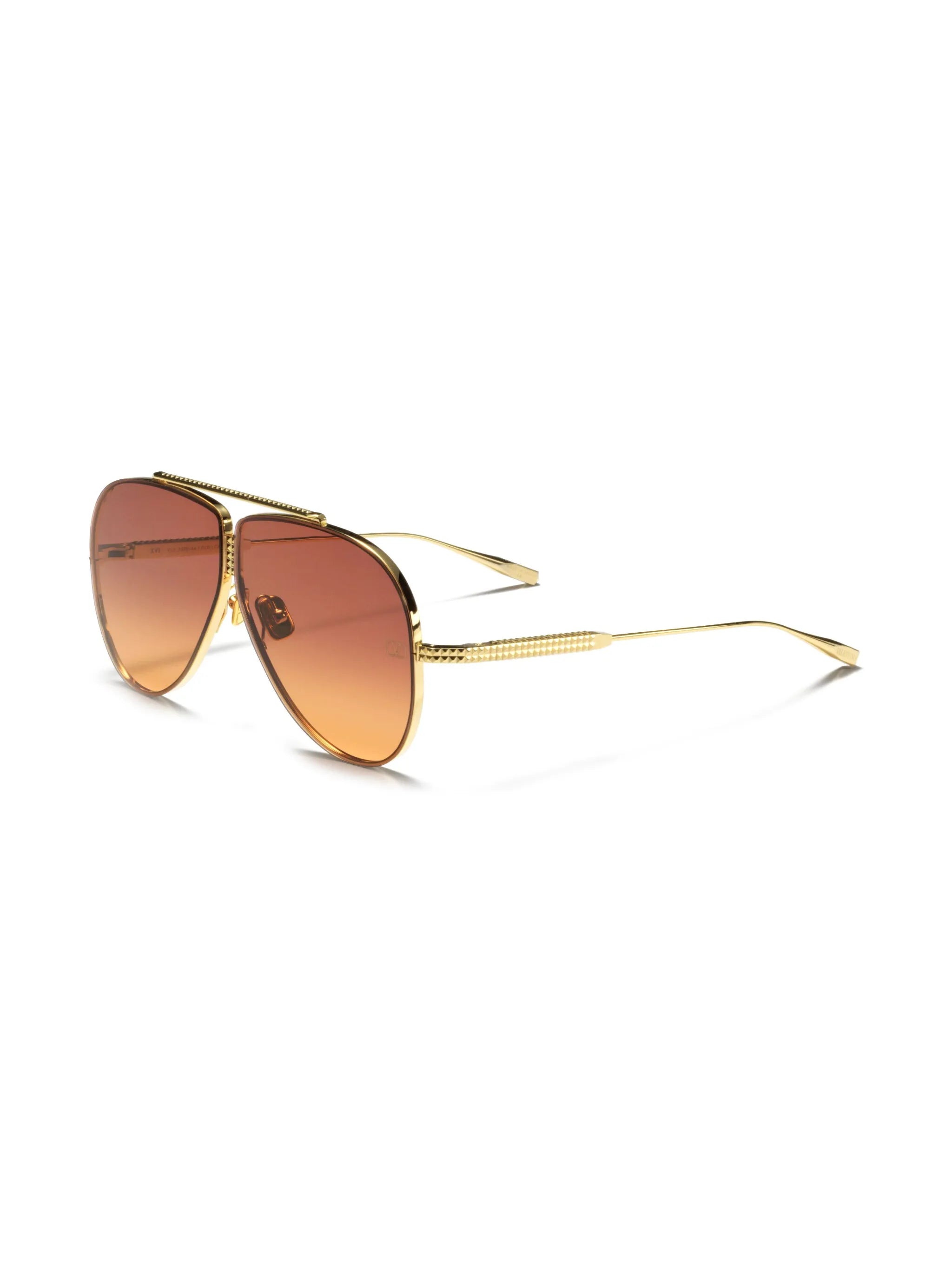 Rockstud pilot-frame sunglasses