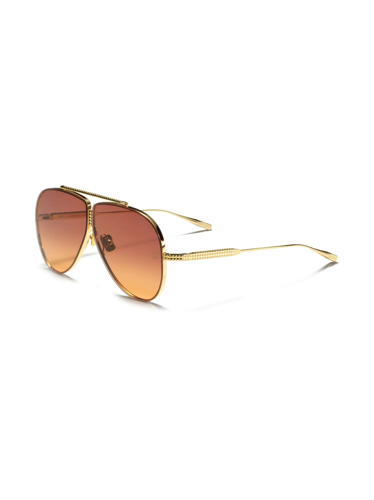 Rockstud pilot-frame sunglasses