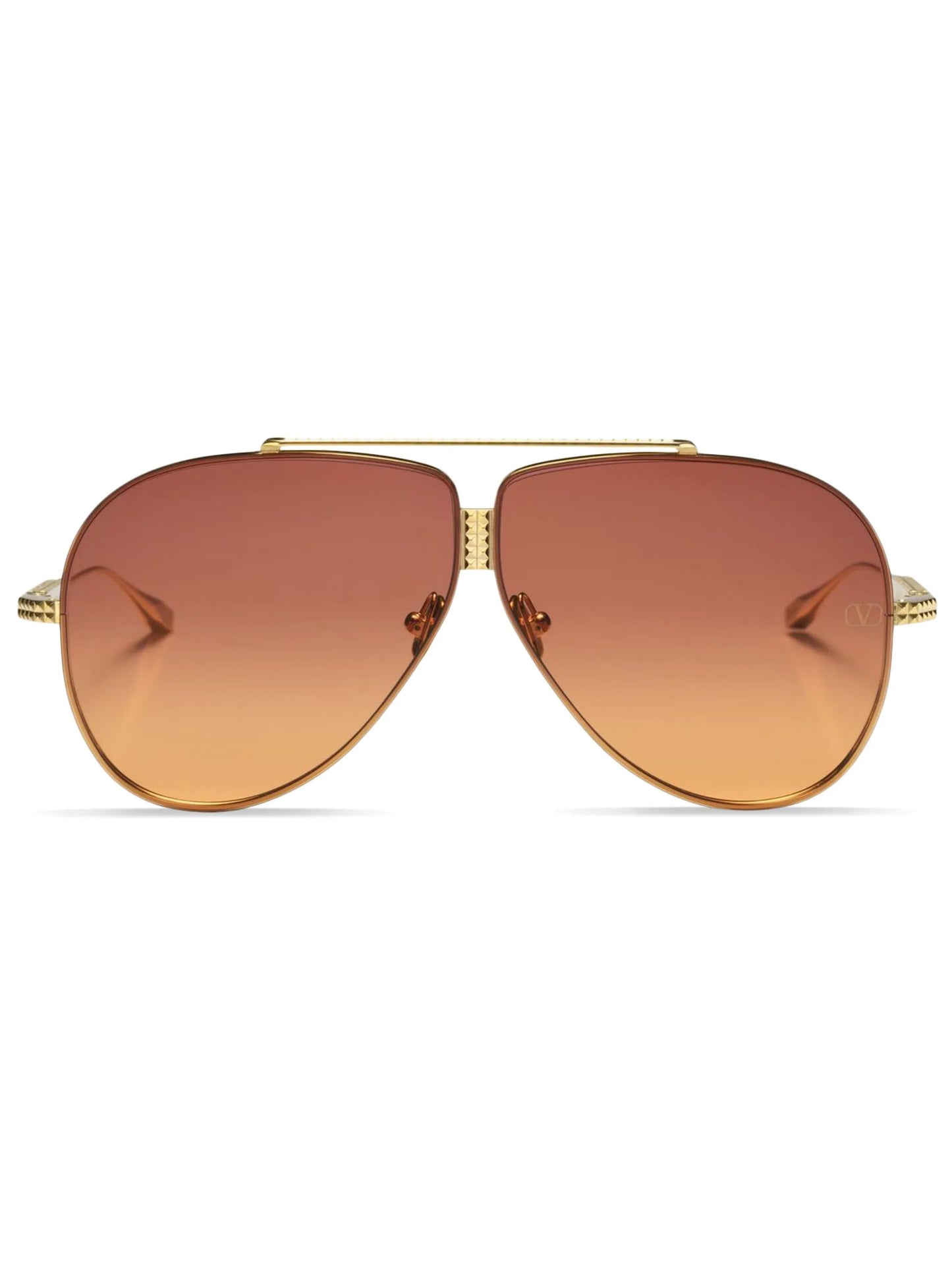 Rockstud pilot-frame sunglasses