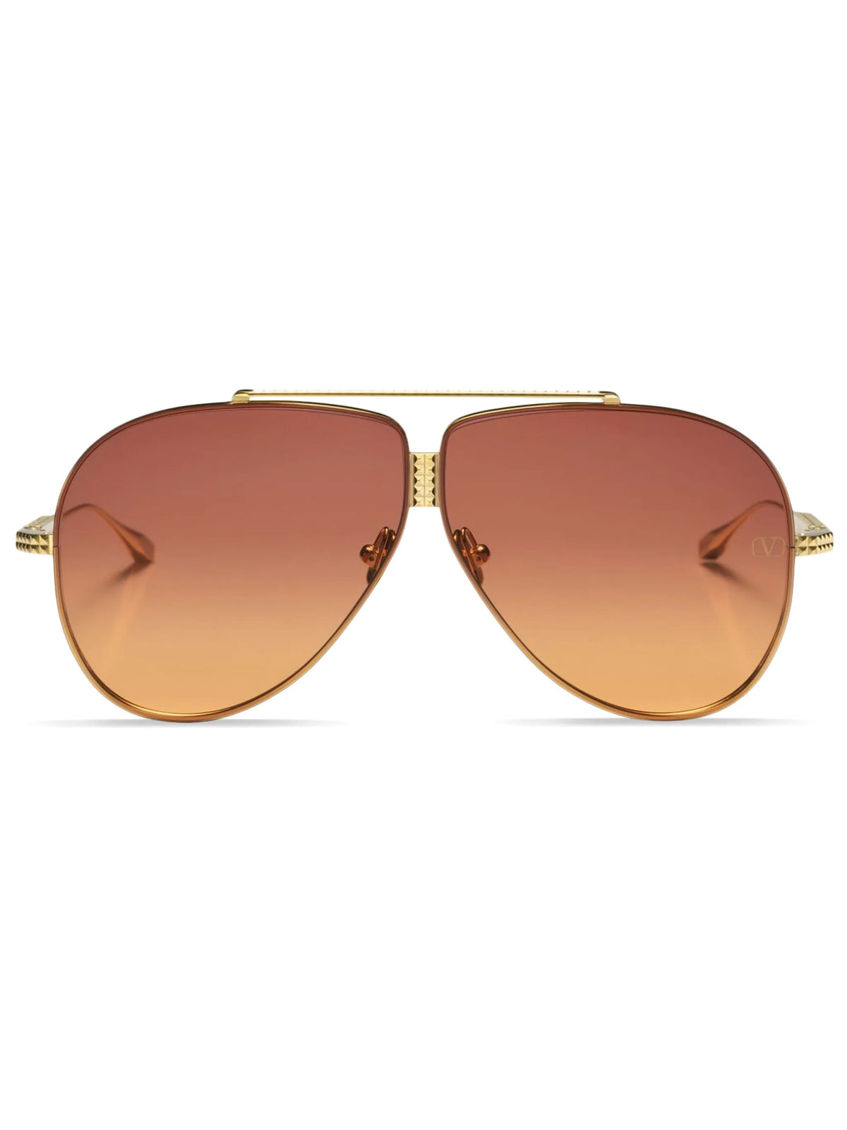 Rockstud pilot-frame sunglasses