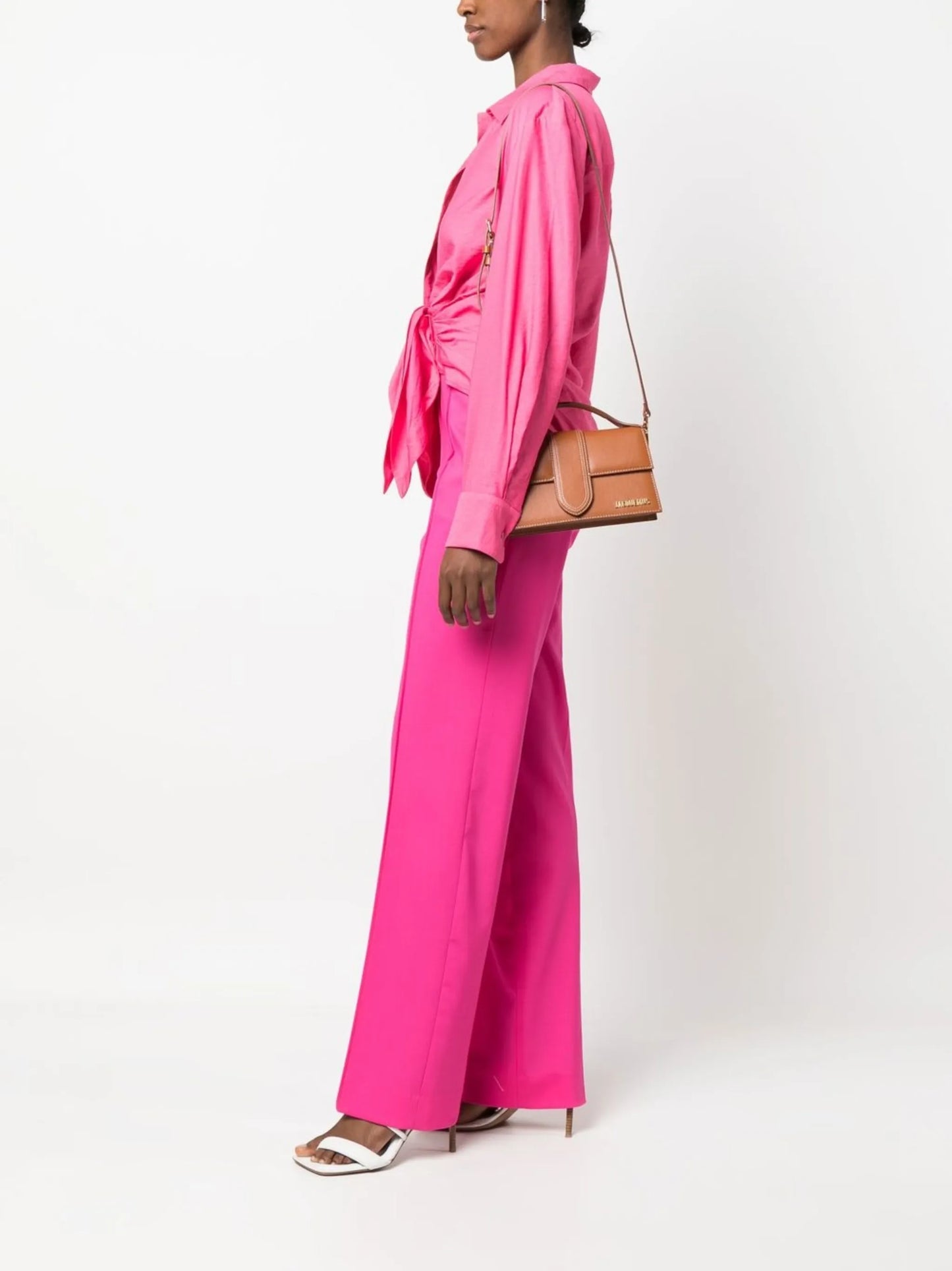 large Le Bambino contrast-stitched tote bag