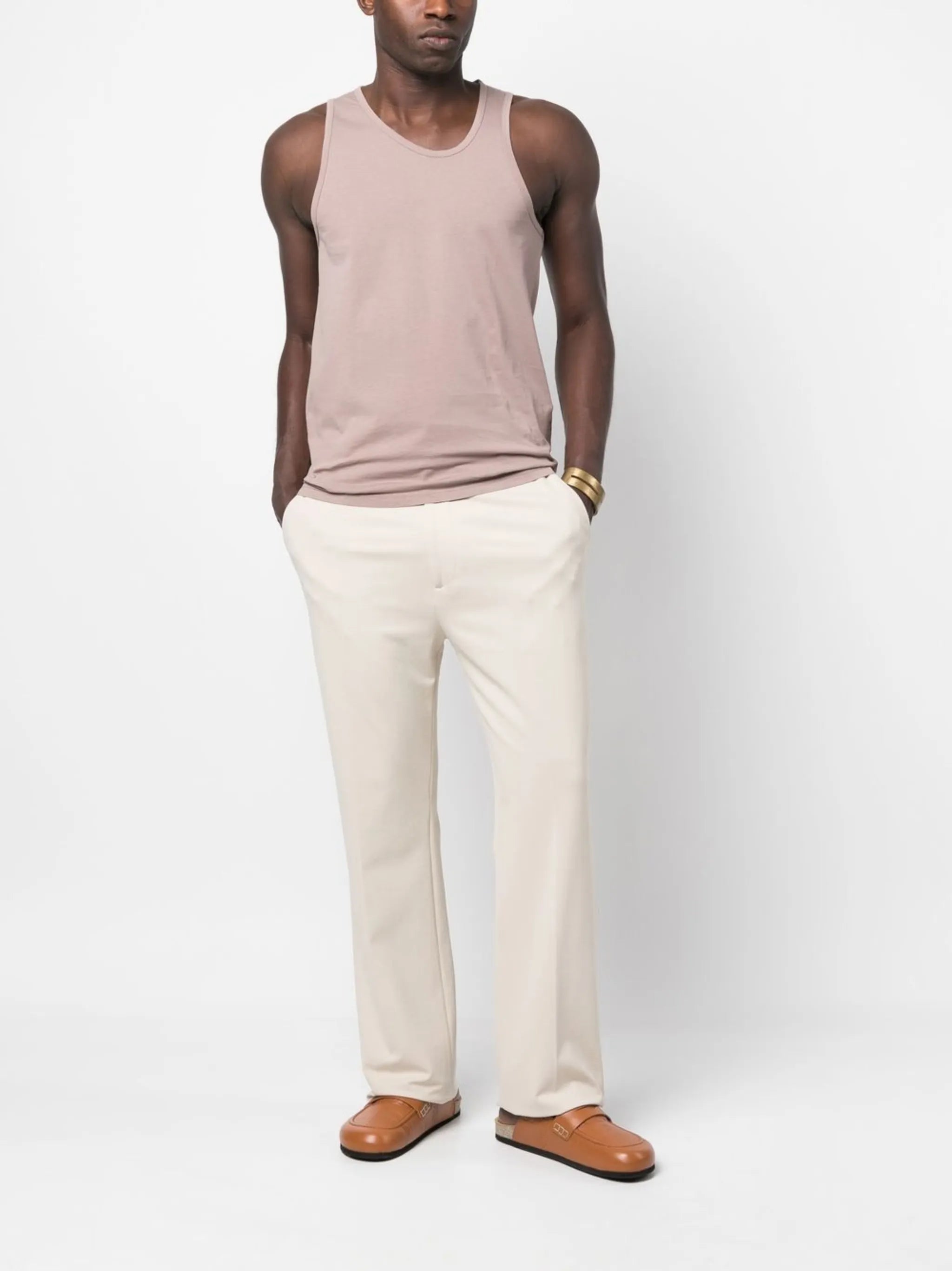 Aziz asymmetric tank top