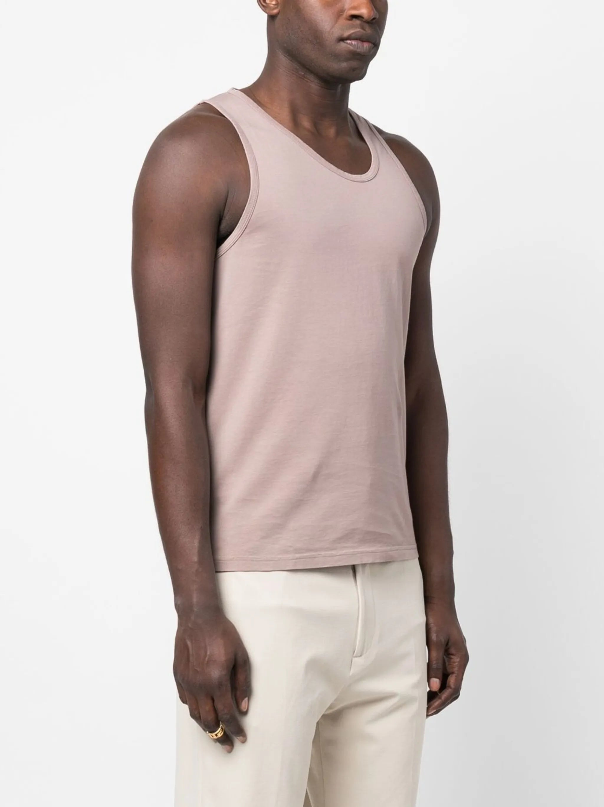 Aziz asymmetric tank top