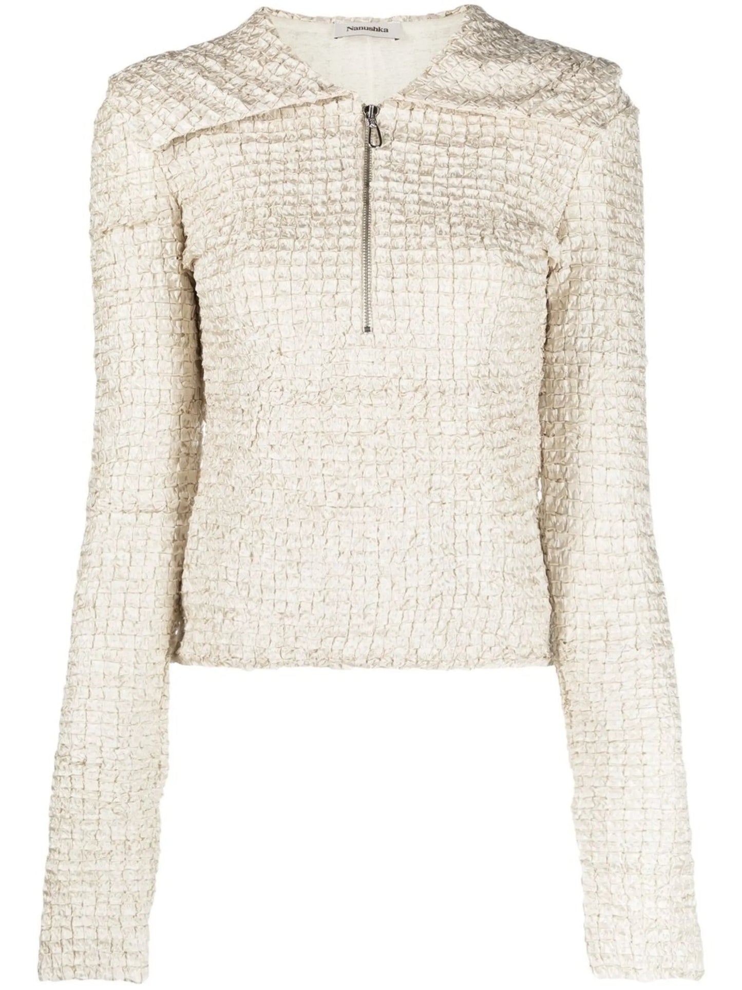 Leiko dribbled ribbon top