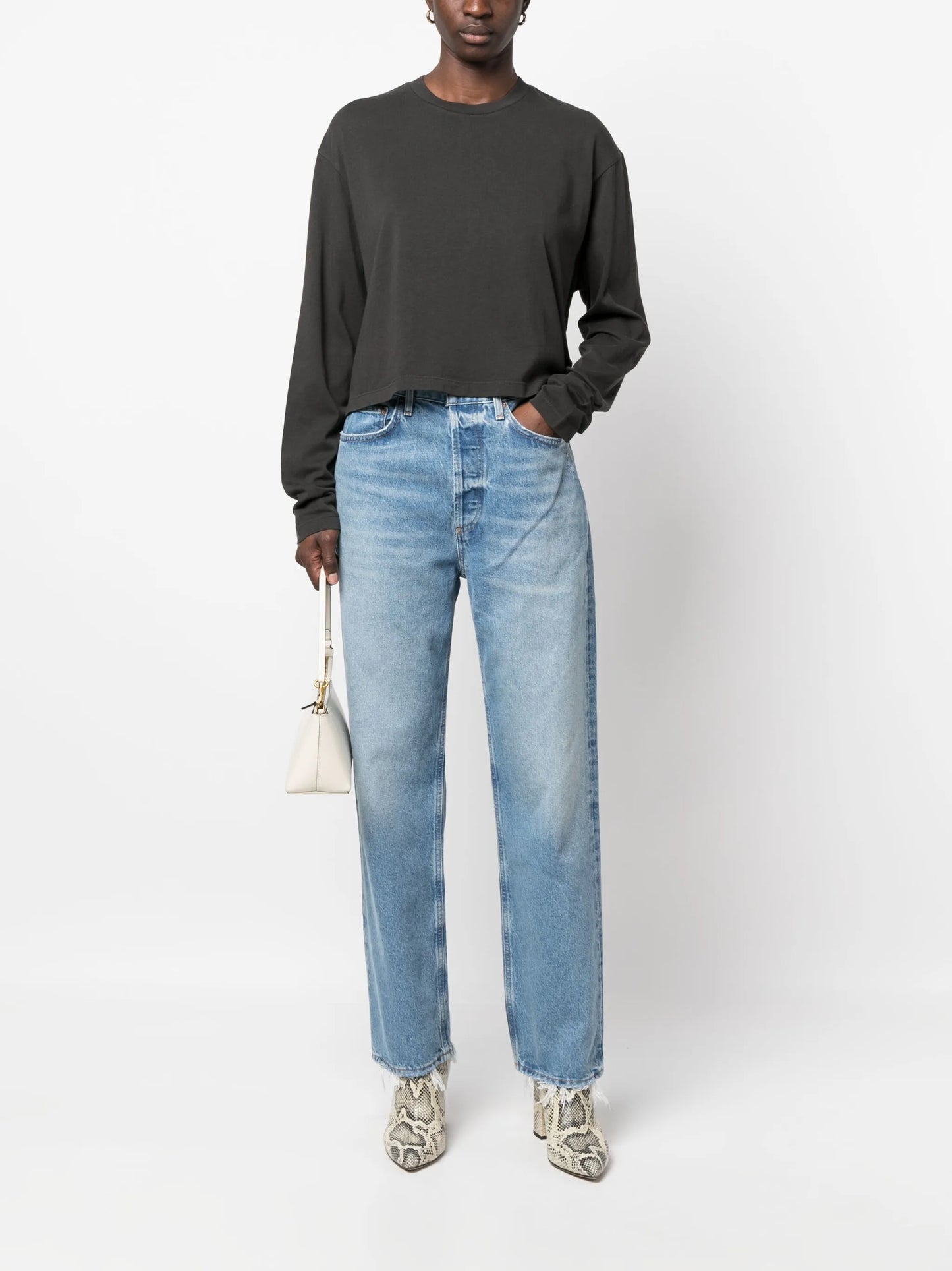 straight-leg boyfriend jeans