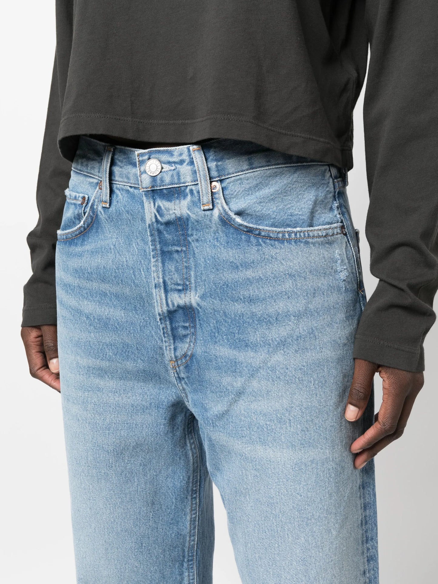straight-leg boyfriend jeans