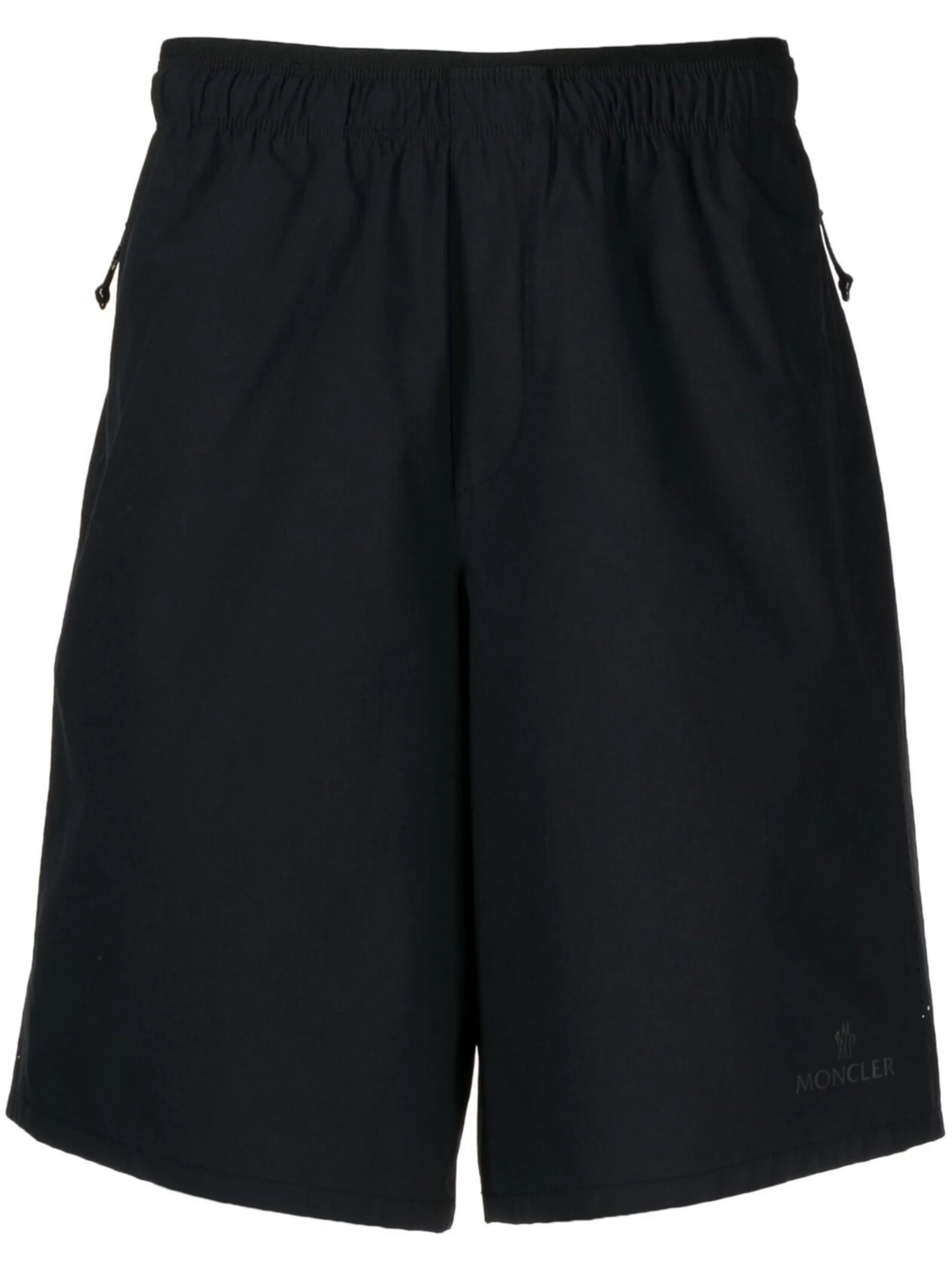 logo-print track shorts