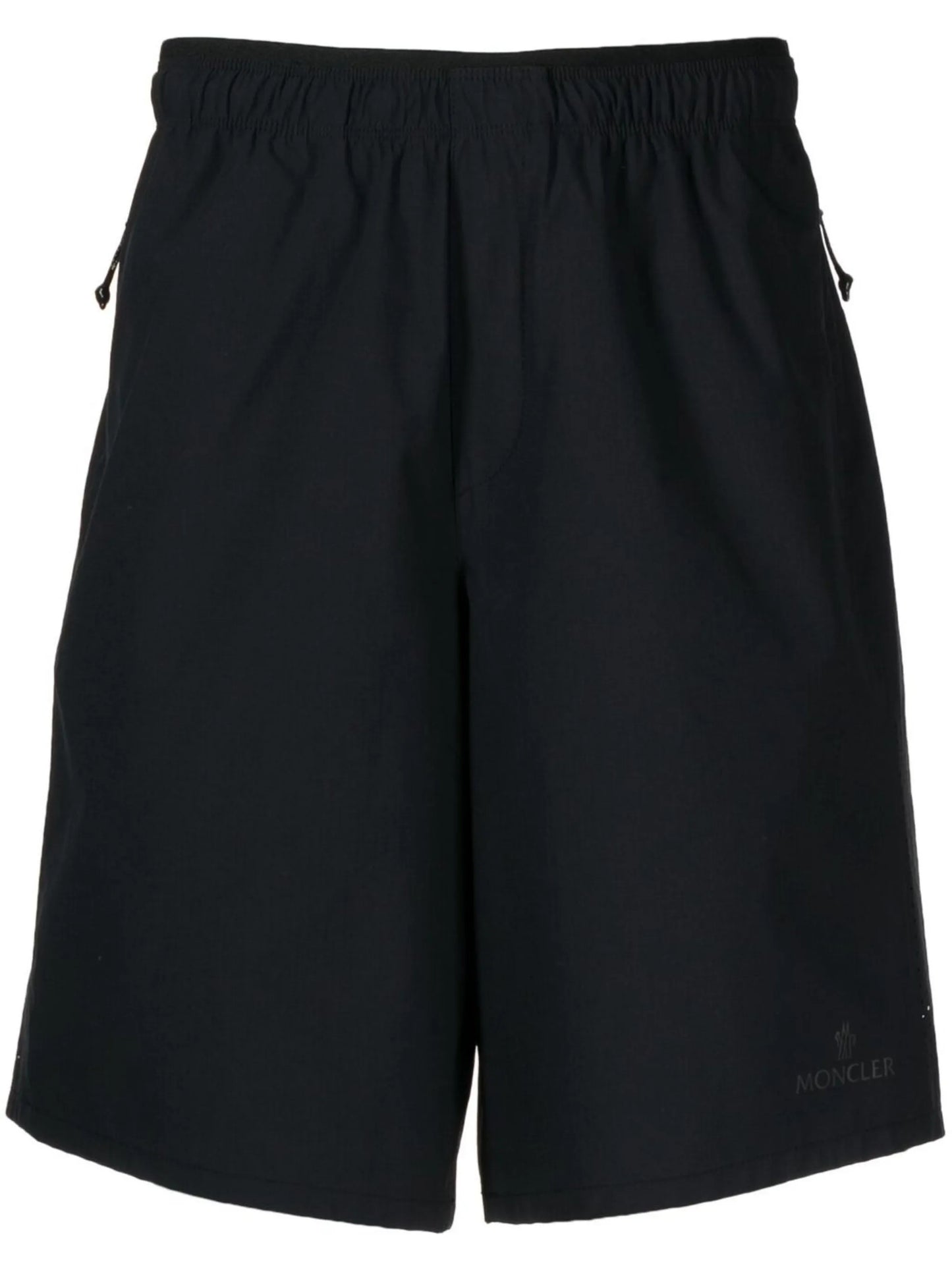 logo-print track shorts