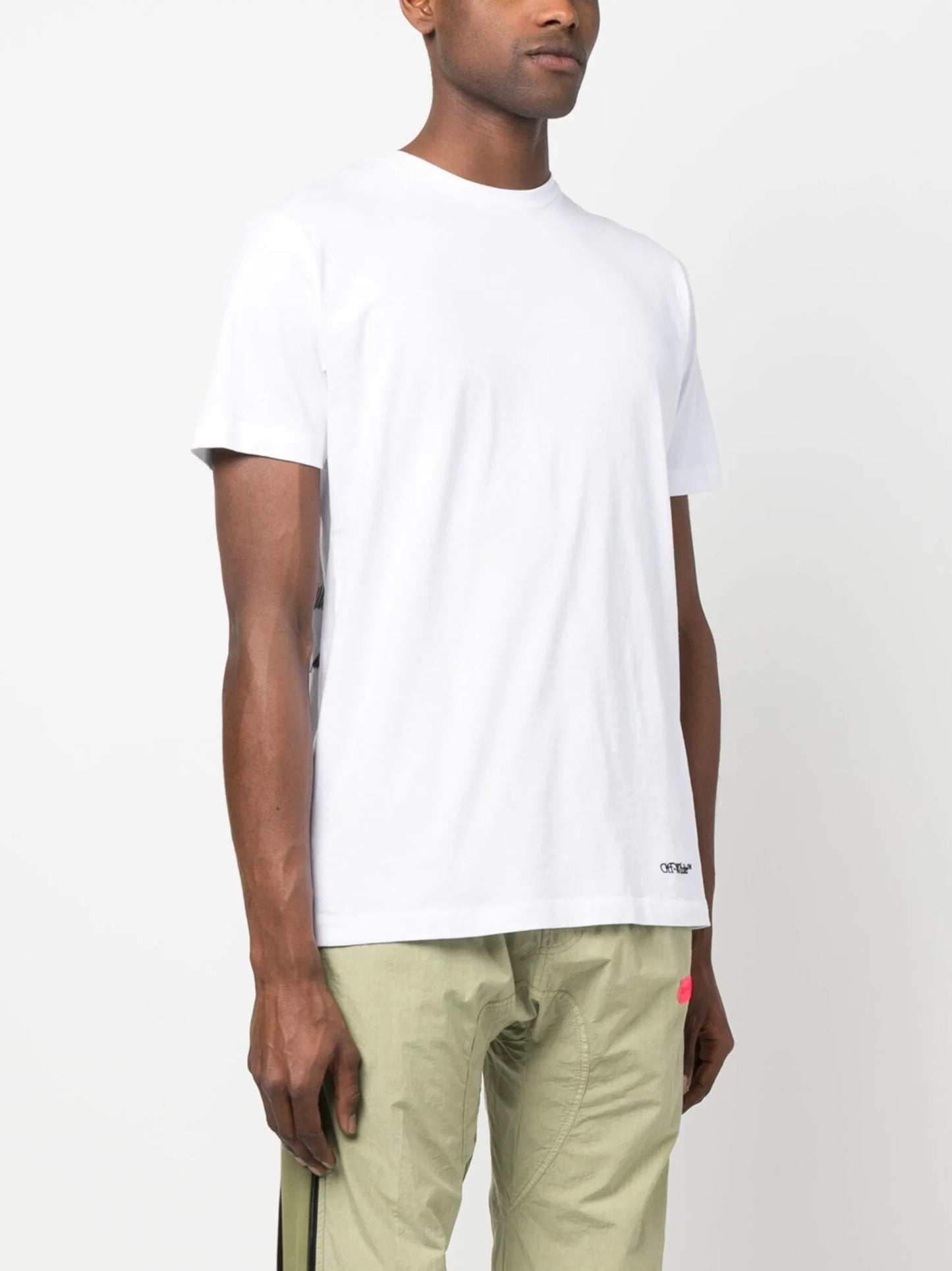 logo-embroidered T-shirt